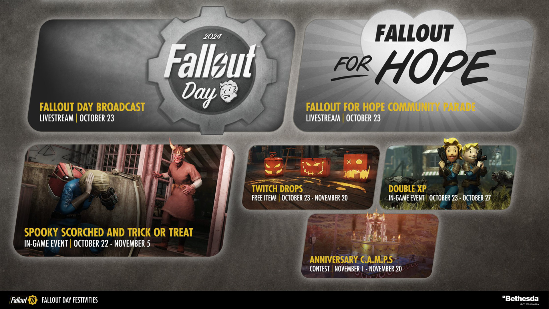 Fallout 76 Fallout Day Festivities Calendar