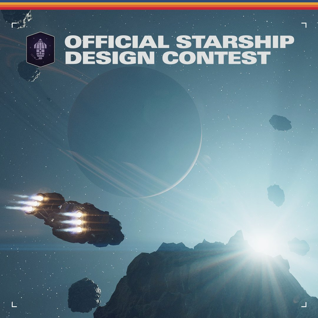 Starfield Official Starship Design Contest Social Media Template
