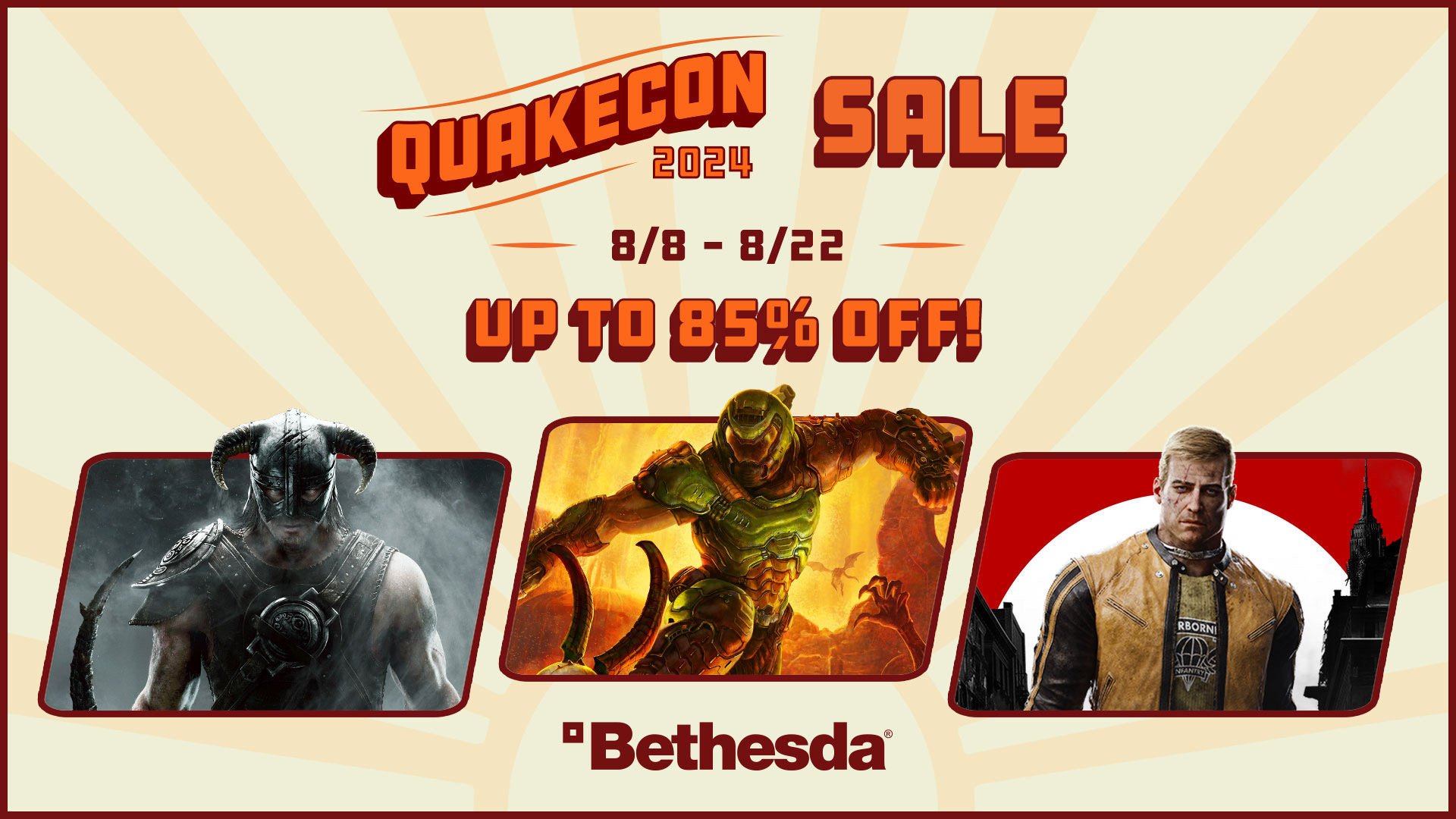 Bethesda QuakeCon Sale Advertisement for Nintendo Switch