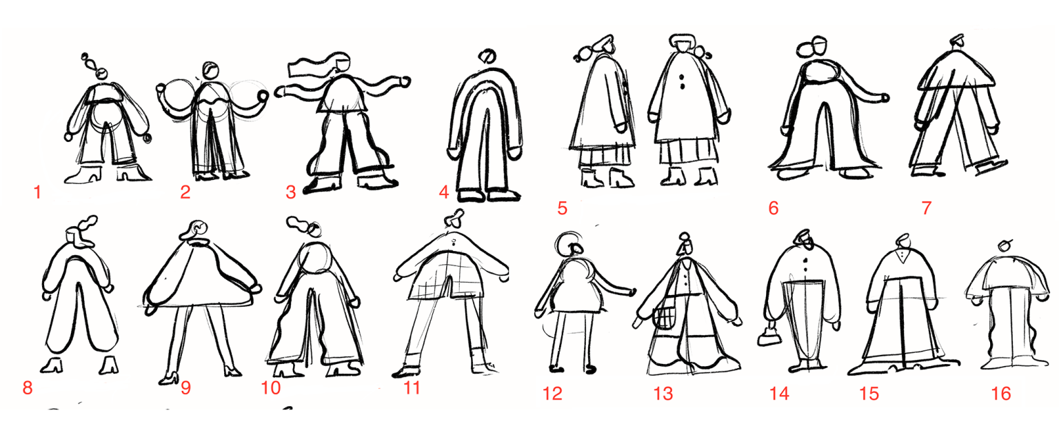 Character Style Studies by Julia Hanke