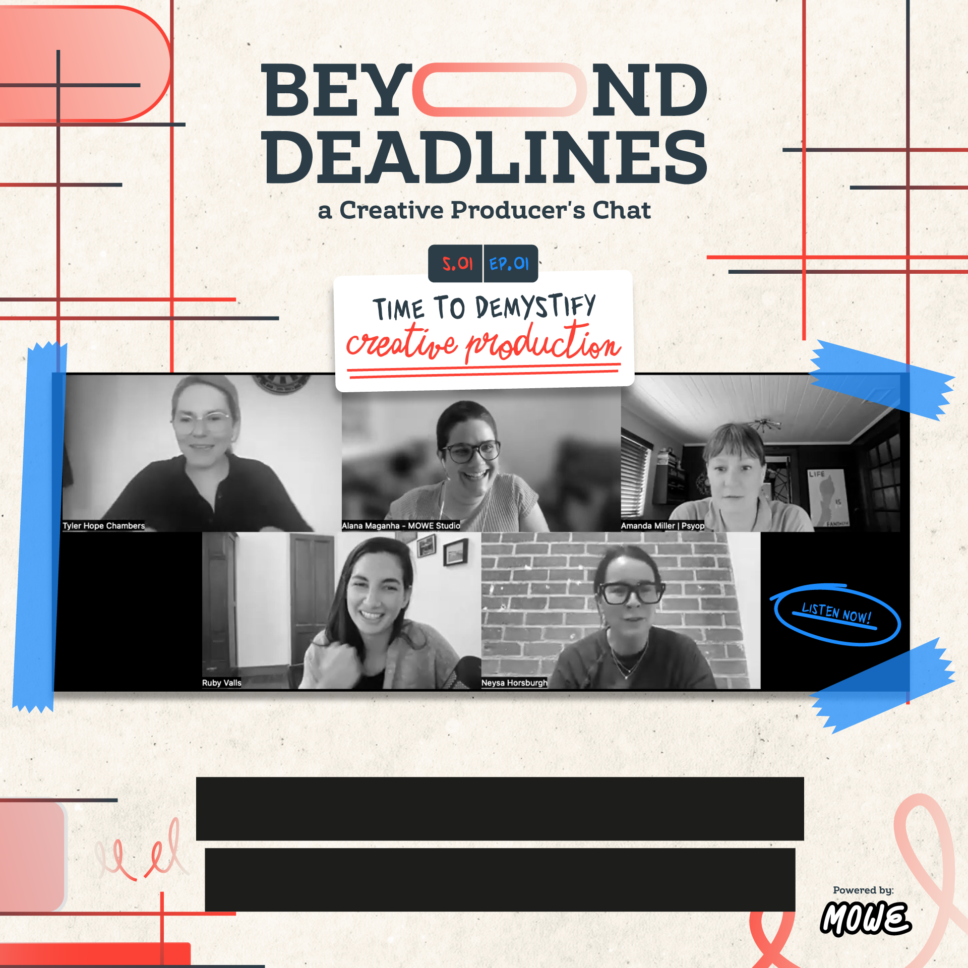 Video from the guests in the chat