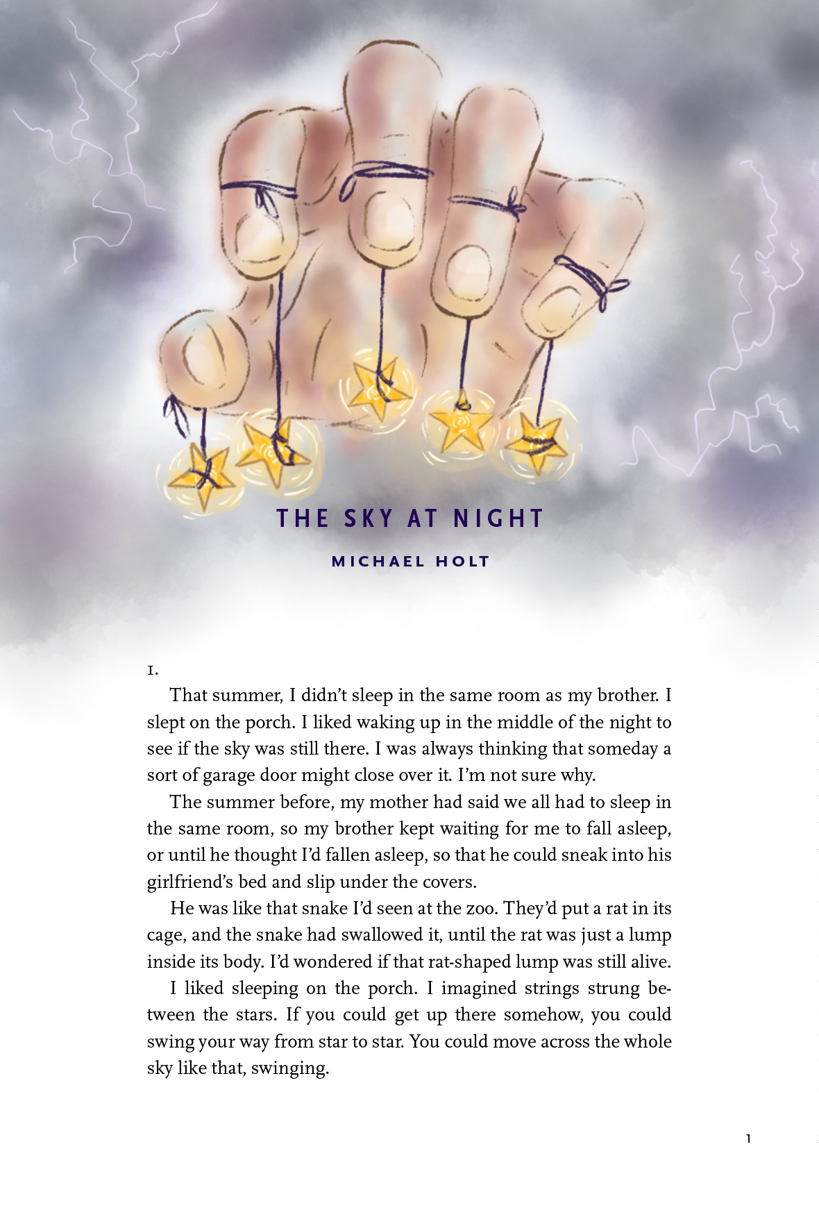 First draft with typesetting