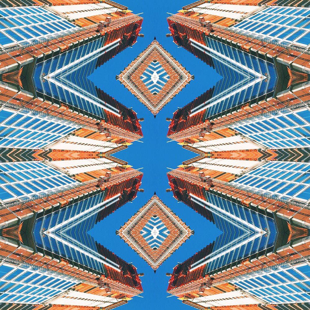 Patchwork of skyscrapers