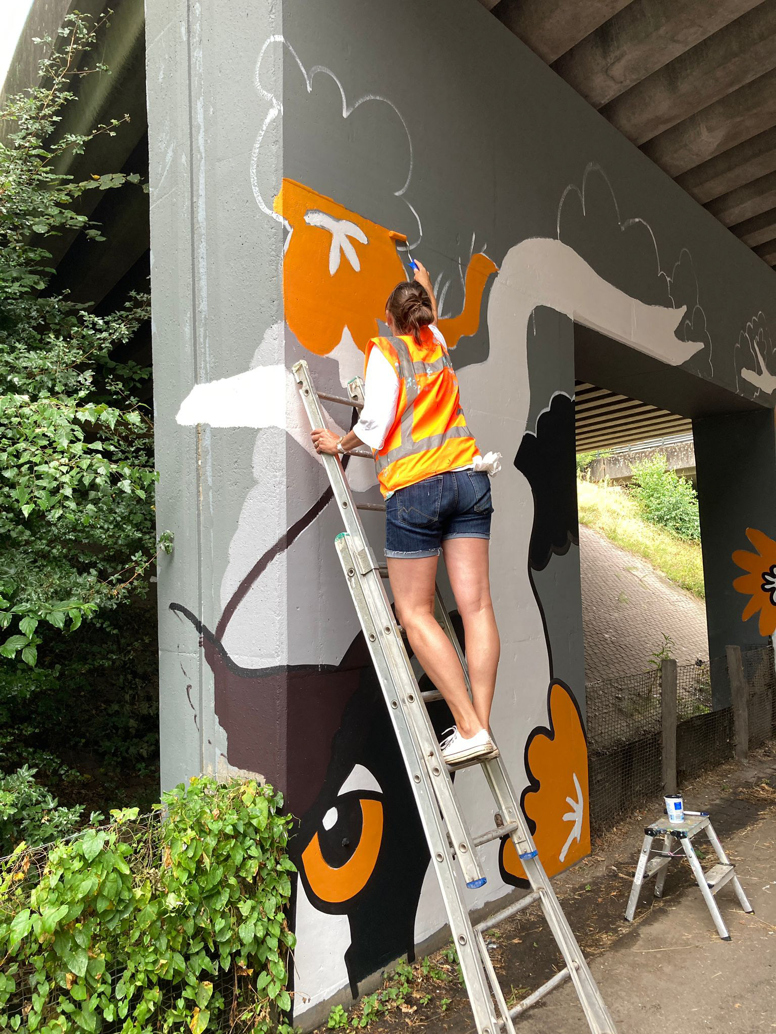 De Verfraaiers (Via Naturea viaducten A2 Eijsden-Margraten) https://nicolemulkens.nl/deverfaaiers/projecten/