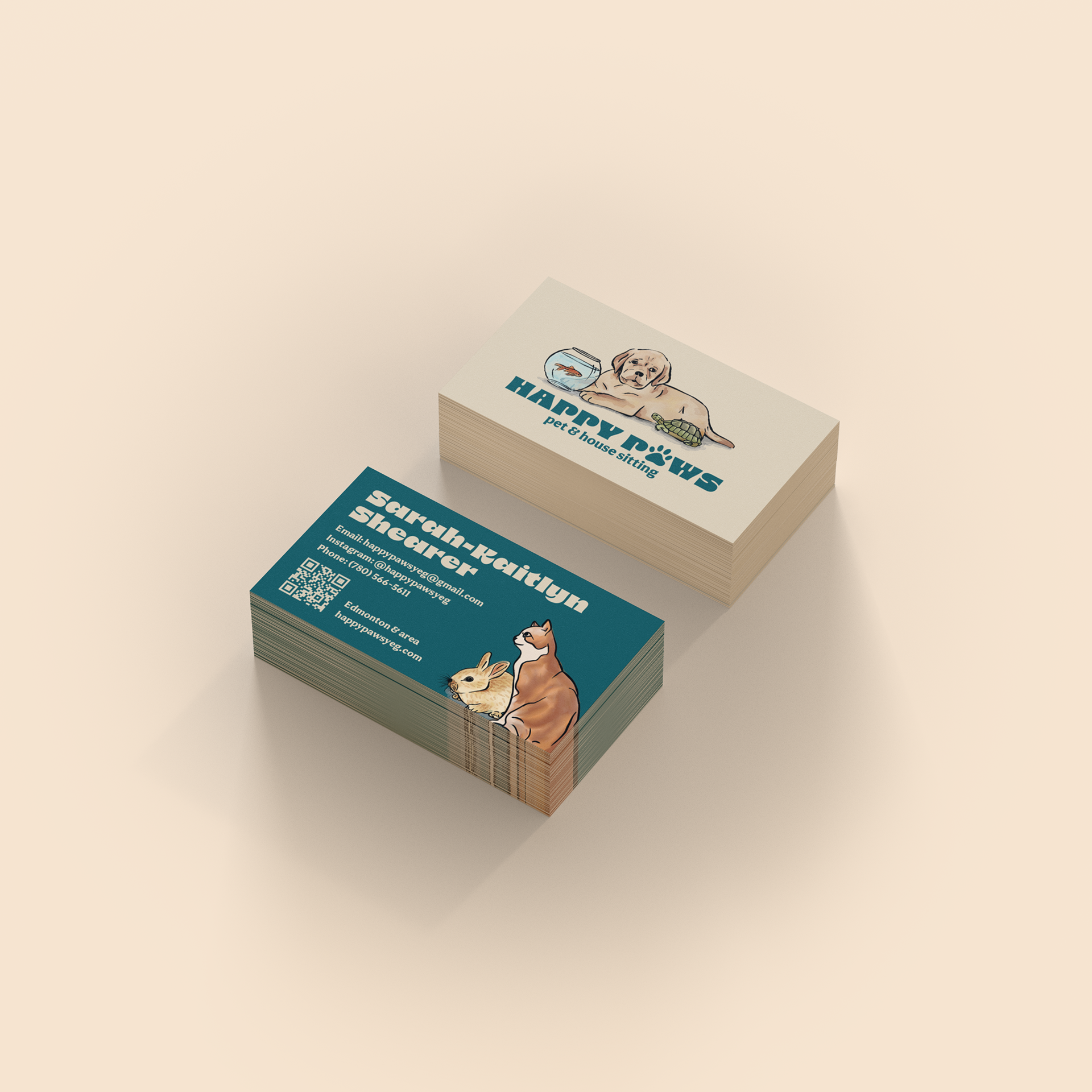 branding + illustration + business card design