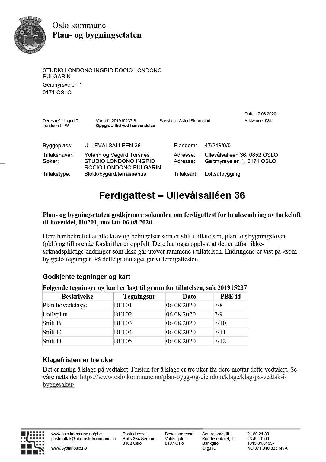Ferdigattest | side 1