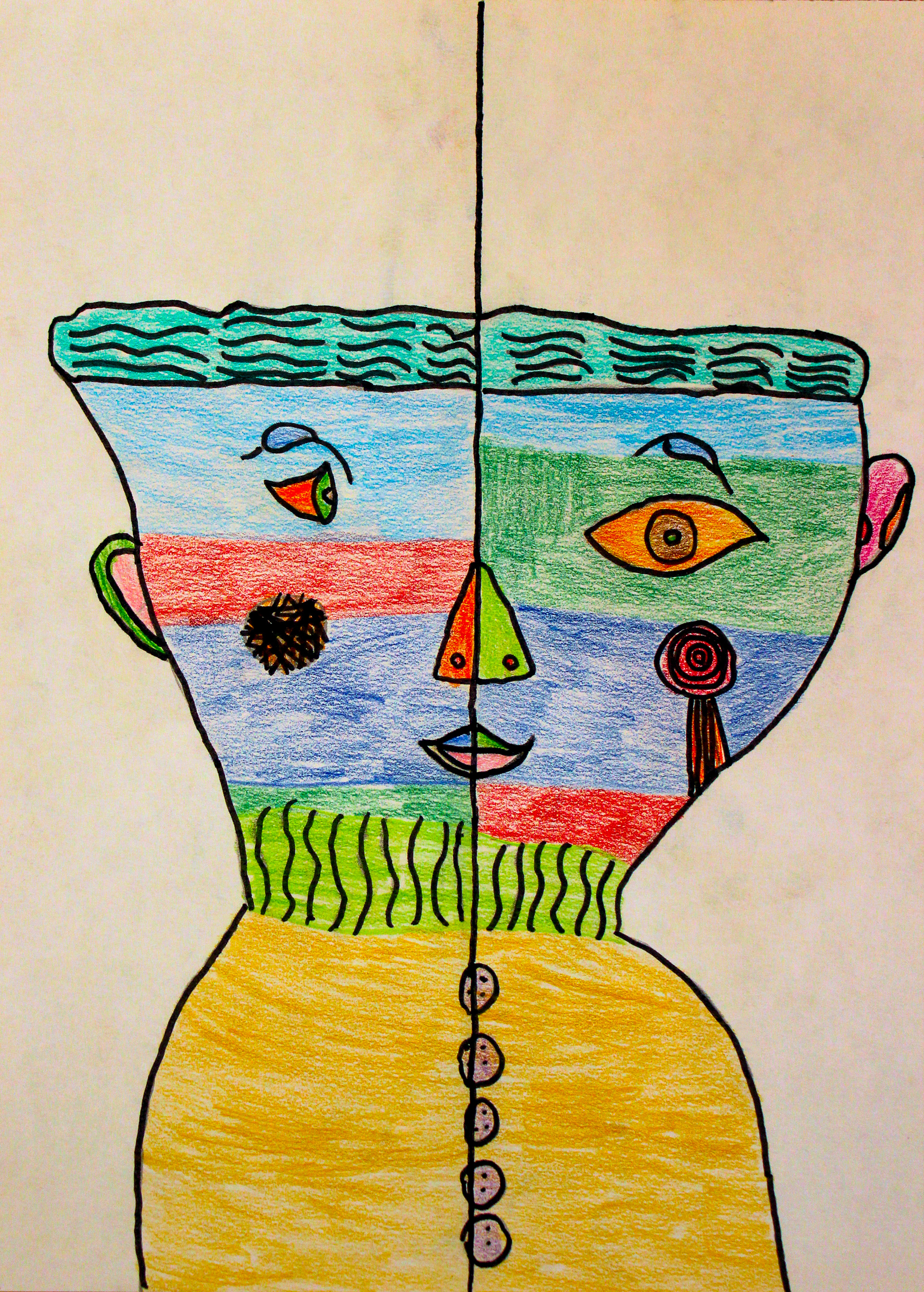 Portrait of a boy with dreams