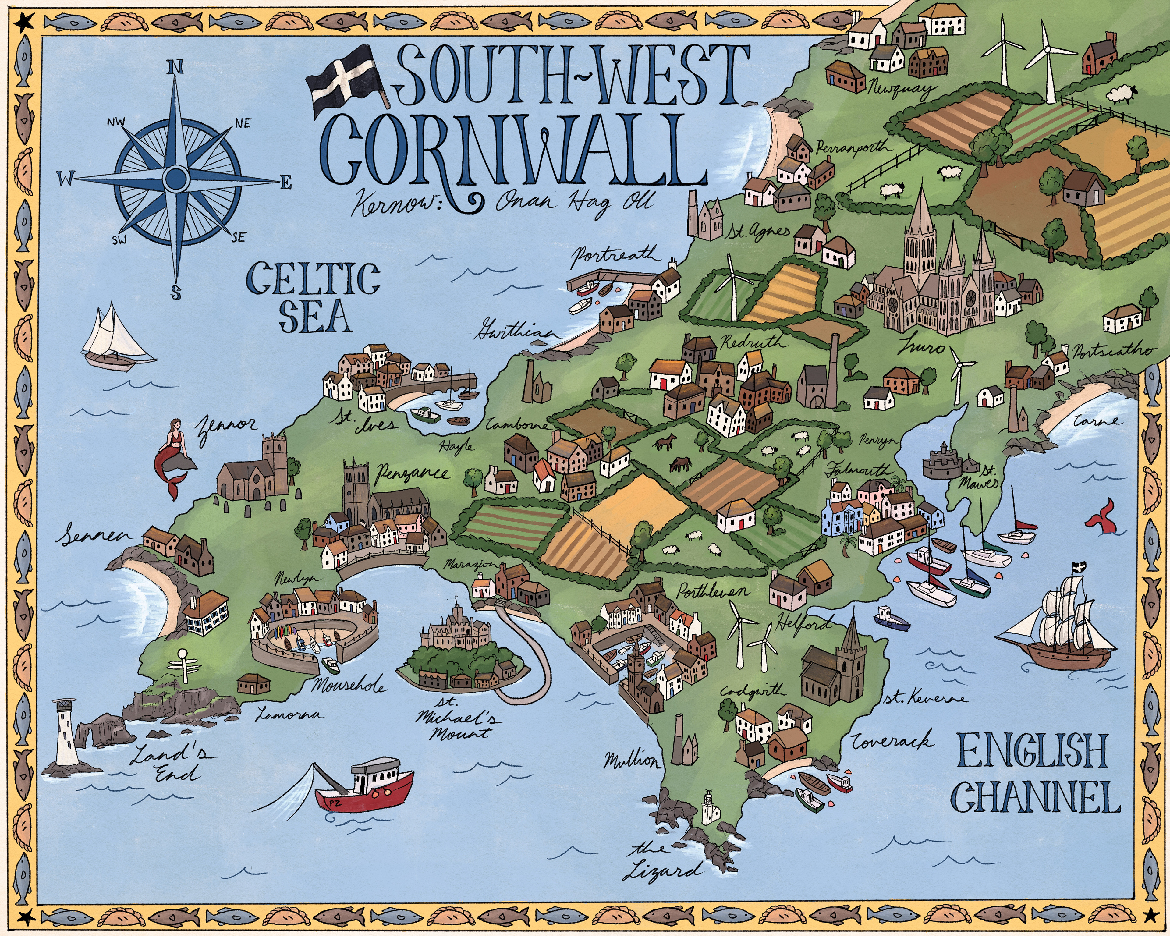 Cornwall Map | Digital