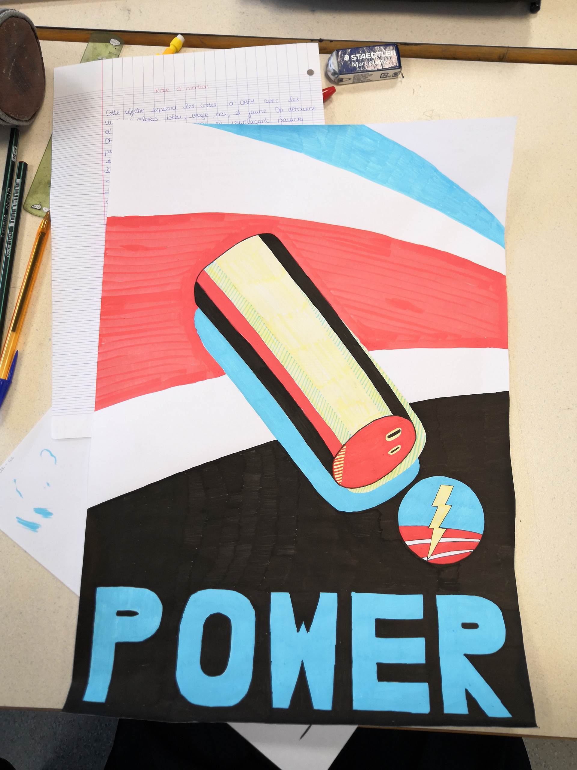 Mon interprétation avec une batterie