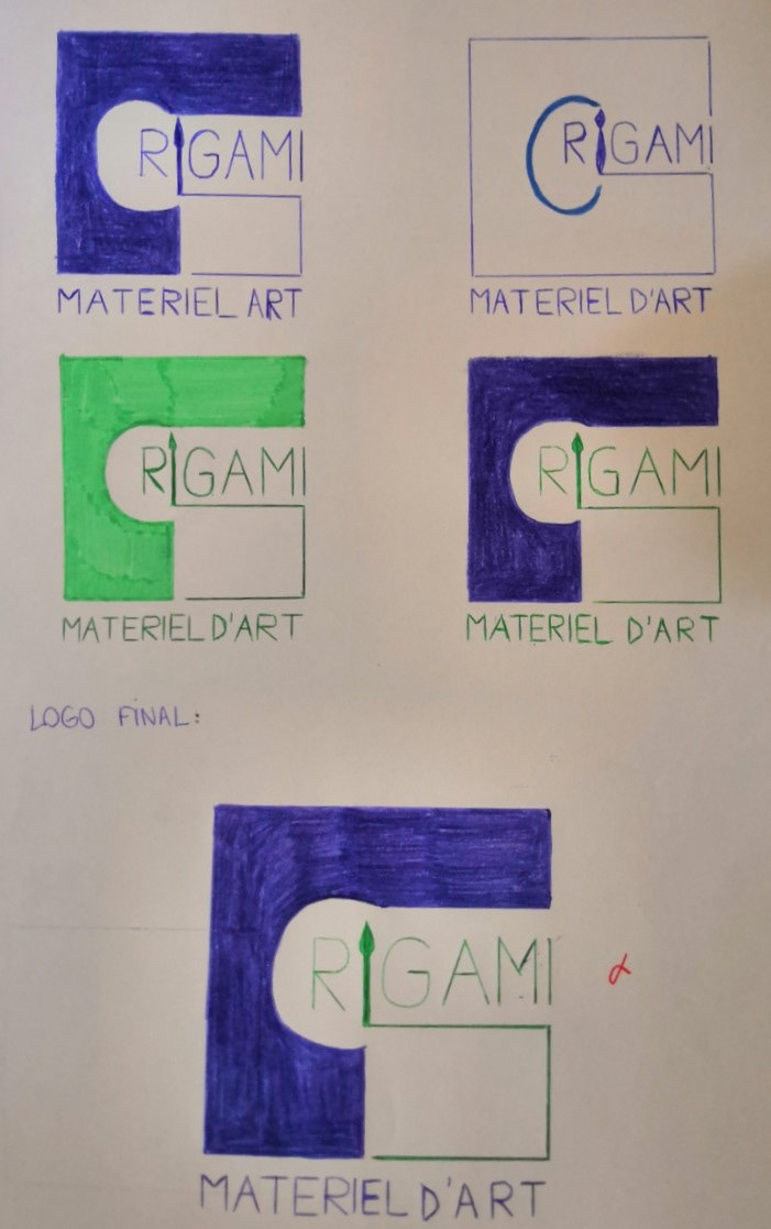 Dessins du logo aboutis