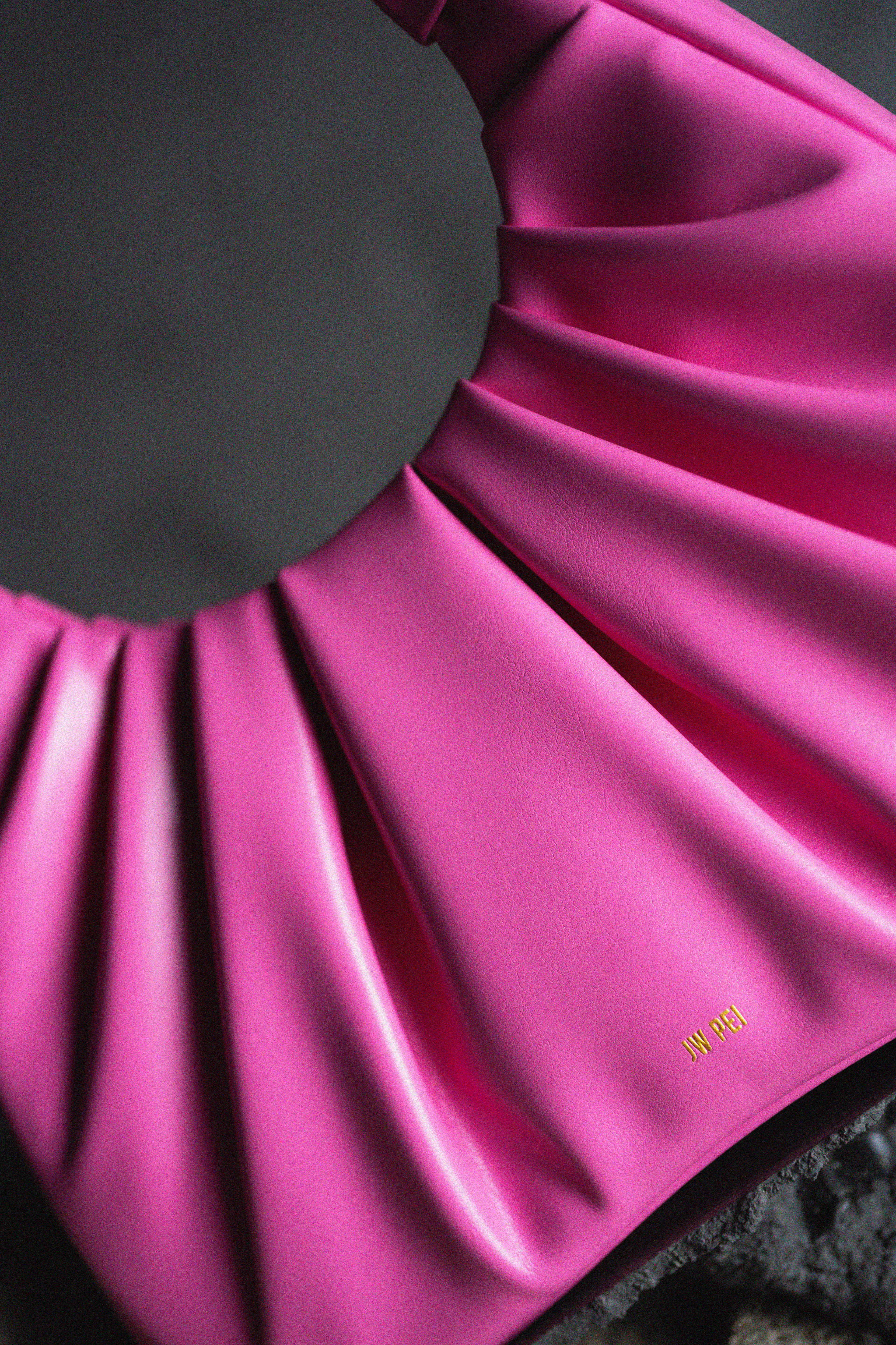 jwpei Gabbi Ruched Hobo bag ROSA