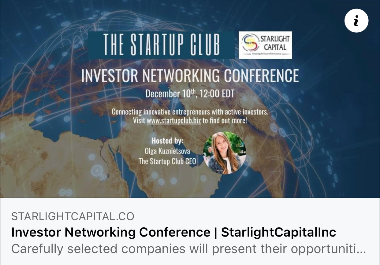 Co-Hosted Event with Startup Club CEO, Olga