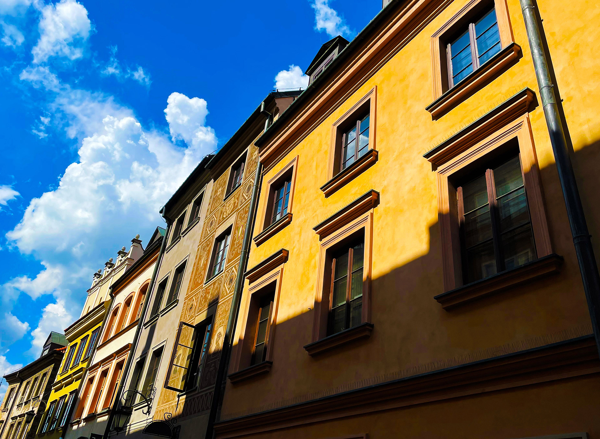 Buildings in Warsaw (Warsaw, Poland) (Edited in Adobe Photoshop)