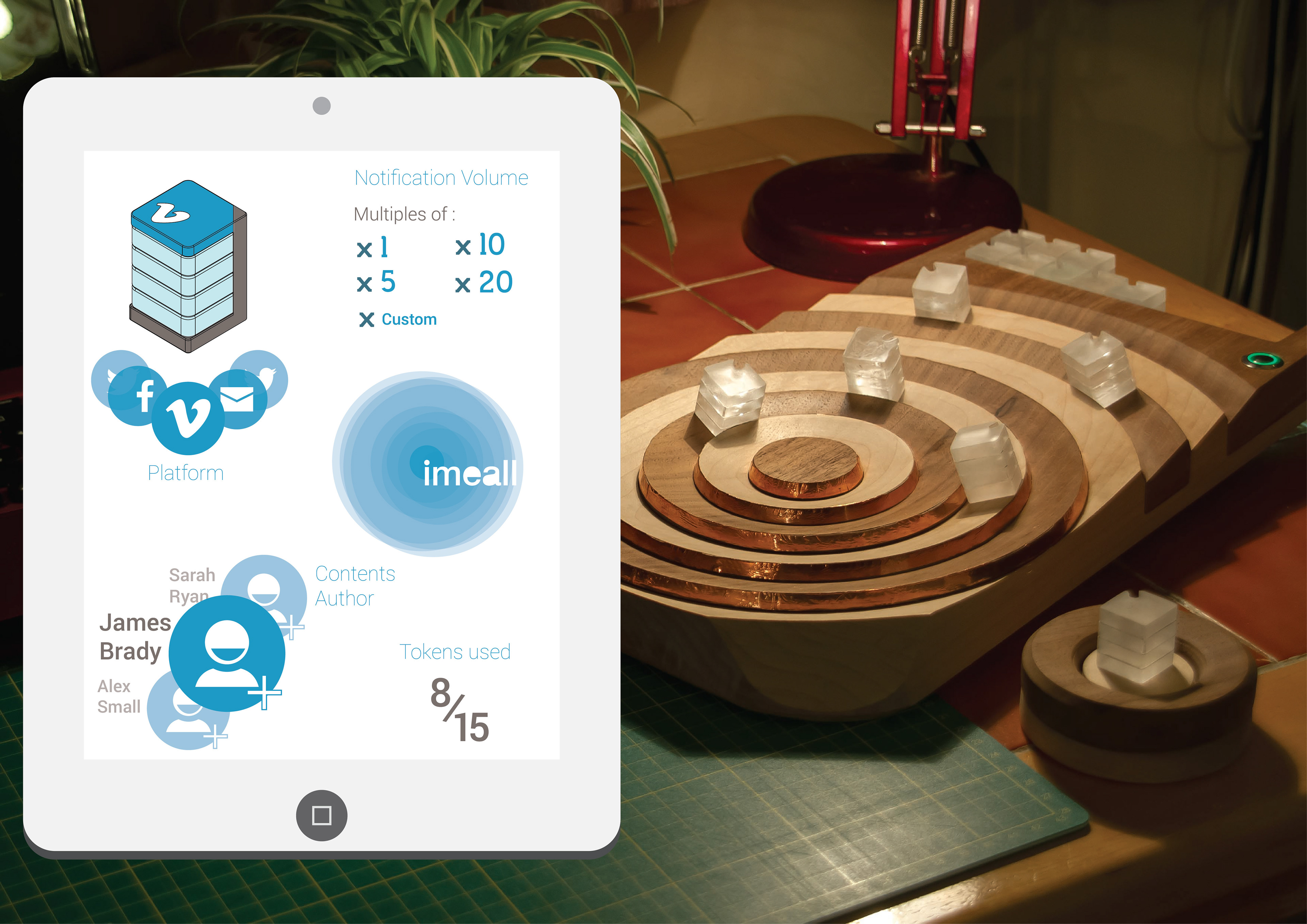 Assign token limits and relationships through the app