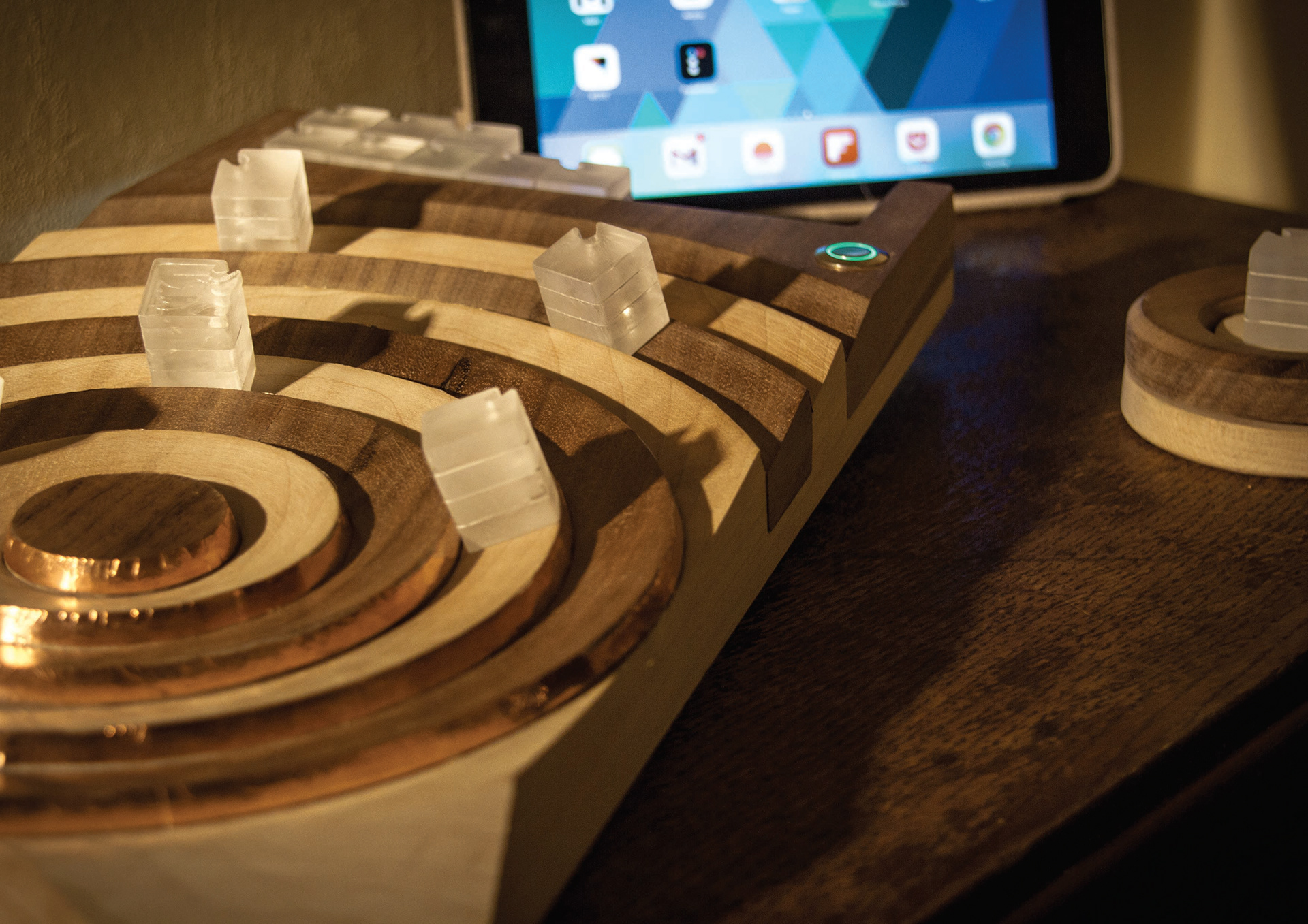 Through NFC and Bluetooth the relationships are stored onto objects