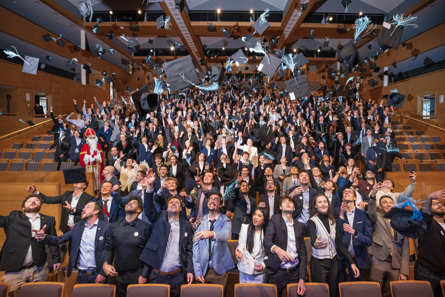 Lancer de mortiers pour les étudiants