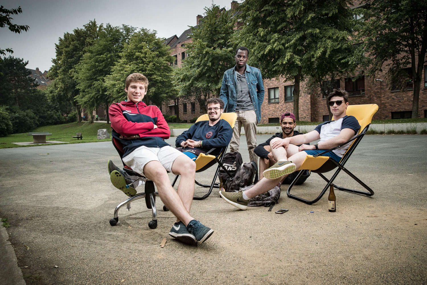 Entre mise en scène et réportage sur les kots