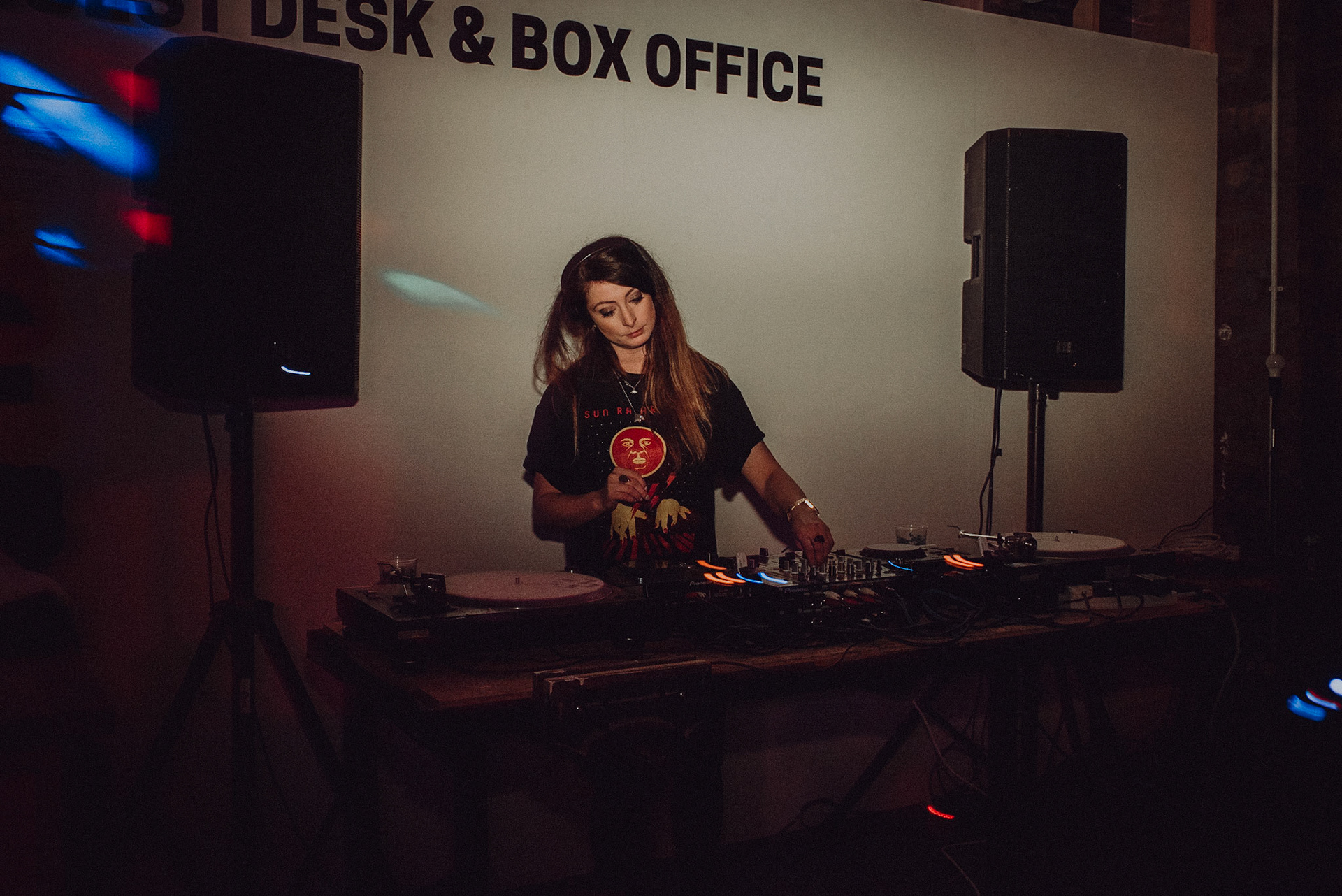 GSFF19: Points On A Space Age - Afterparty DJ set by Rebecca Vasmant.Photo by Ingrid Mur