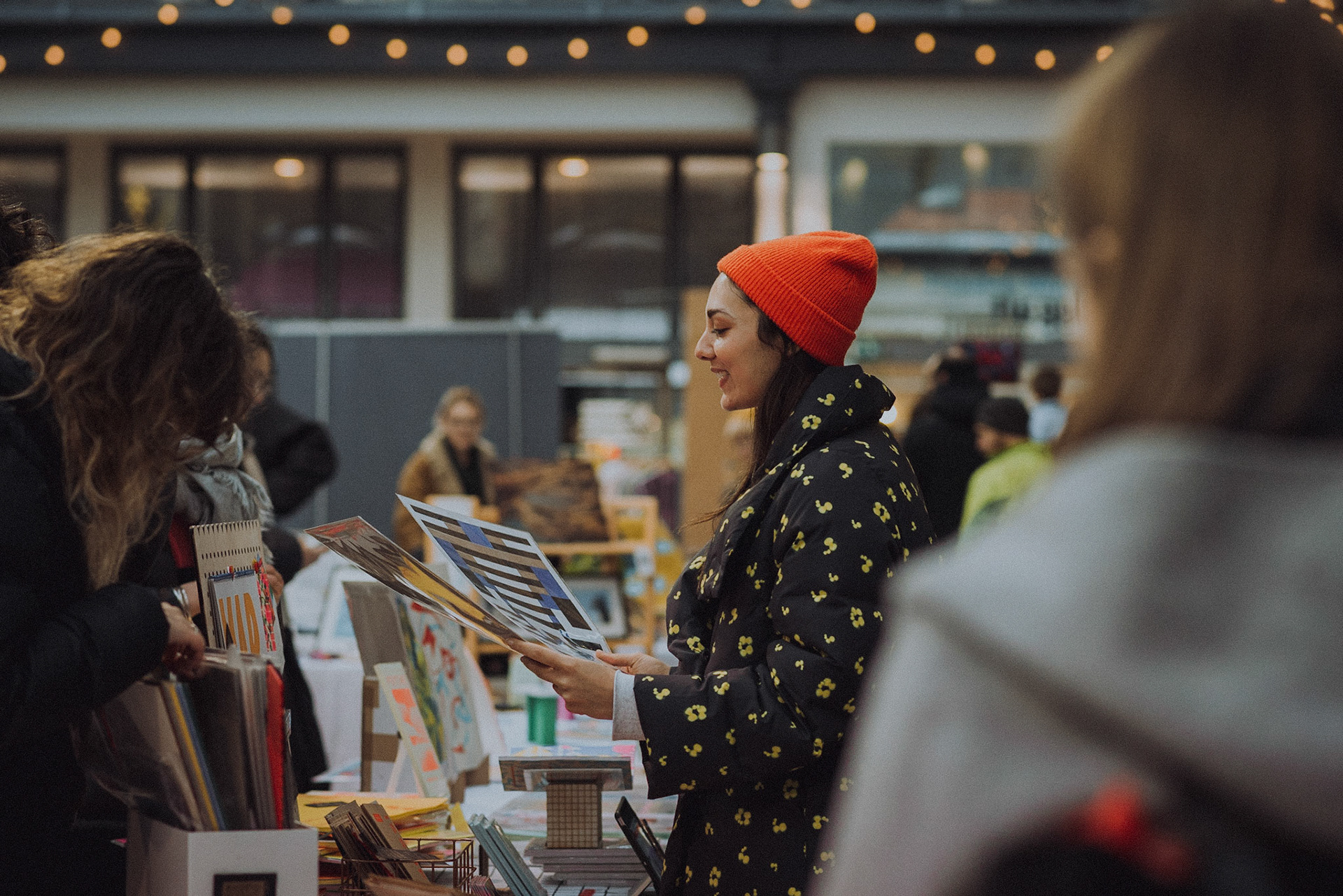 Wasps Artists' Studios: Winter Artist &amp; Makers Market at The Briggait, Glasgow.Photo by Ingrid Mur
