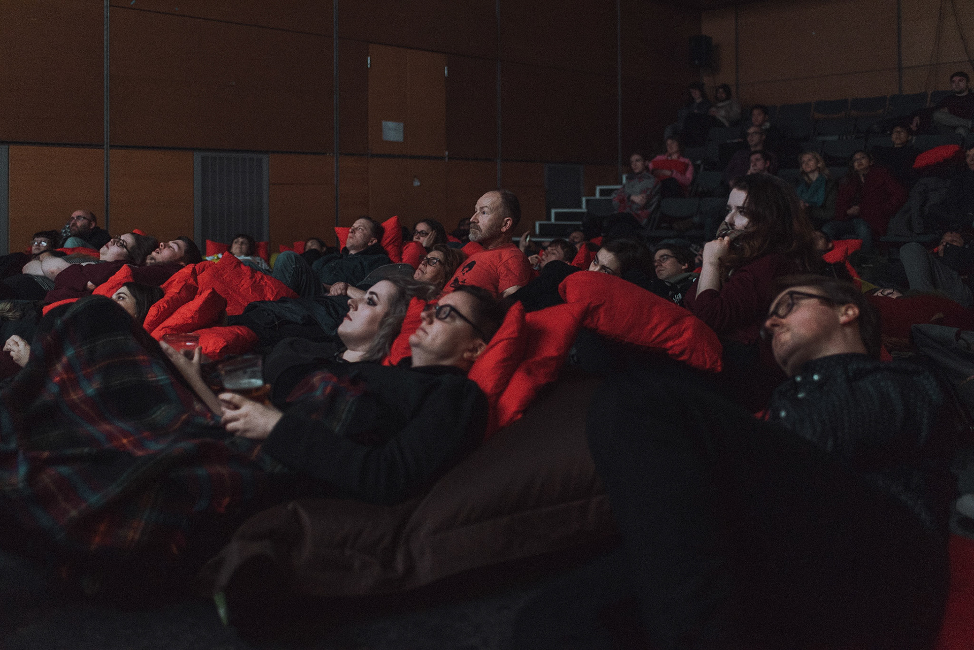 GSFF18: Apichatpong Weerasethakul All-Nighter at CCA Filmmaker Apichatpong Weerasethakul specially curated four programmes of his short films to be presented as one continuous all-night dream screening.Photo by Ingrid Mur