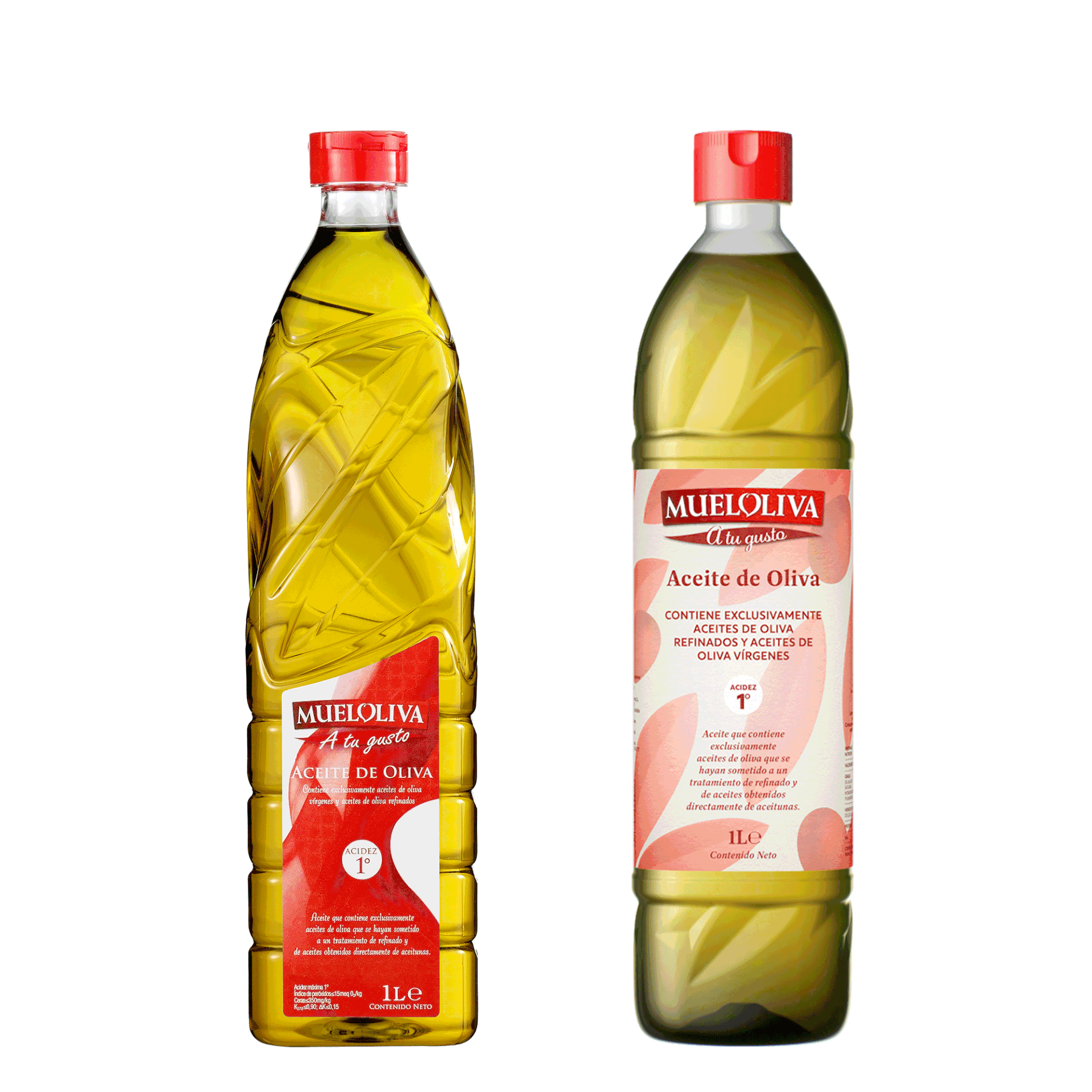 Olive oil bottle design (Before/After)