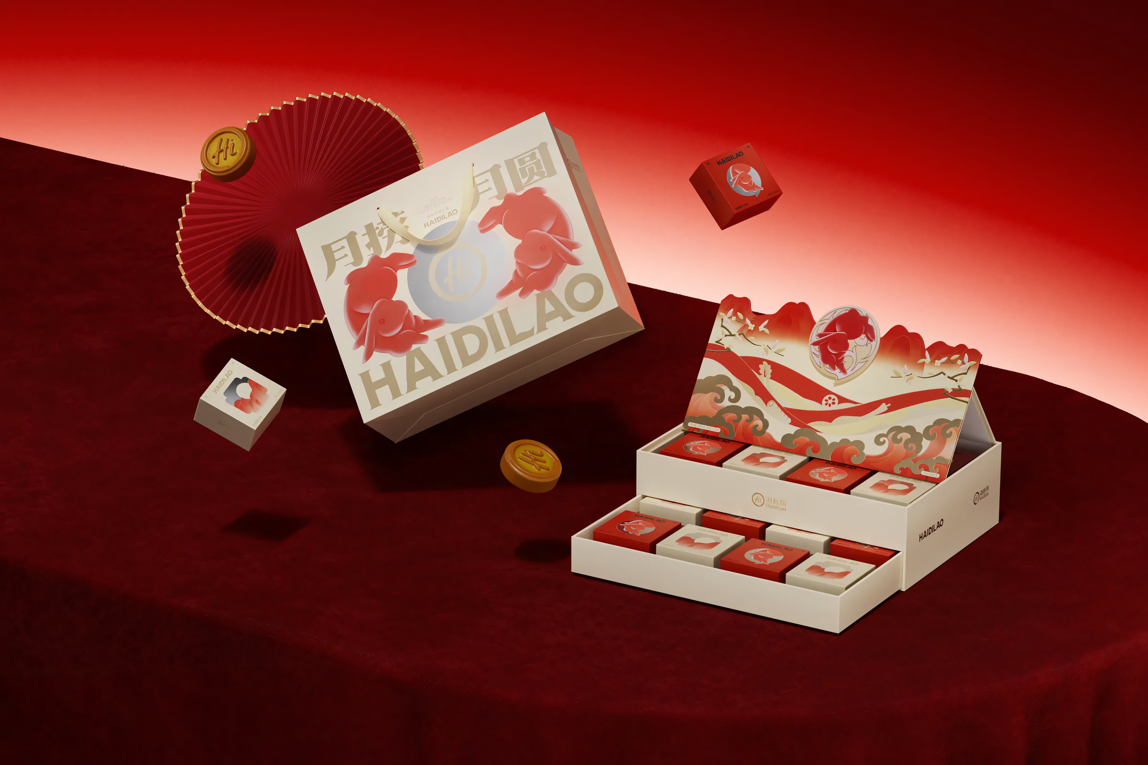 Thiết kế hộp sản phẩm phong cách vẽ mỹ thuật Độc Mác