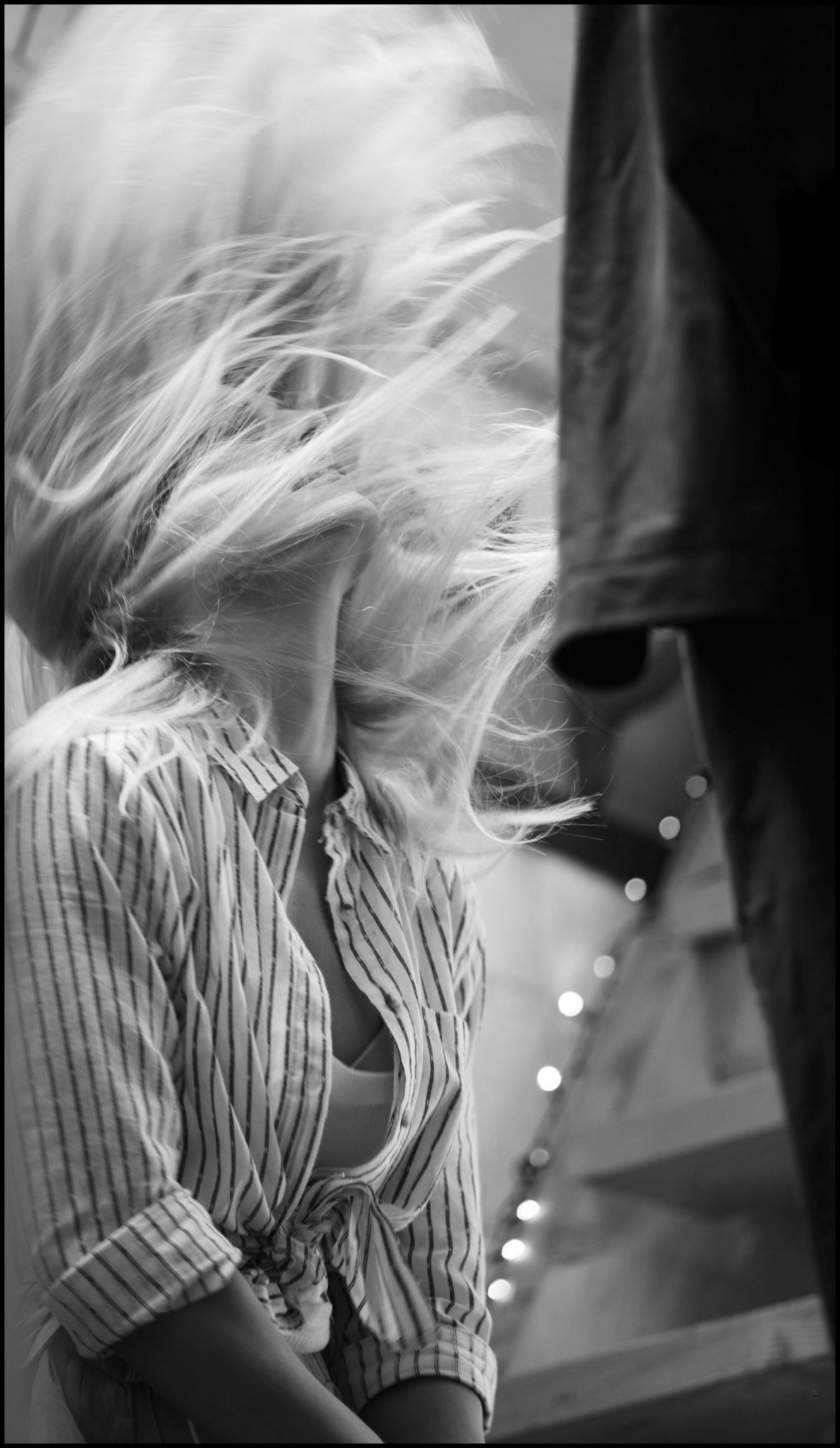 Explosion of hair