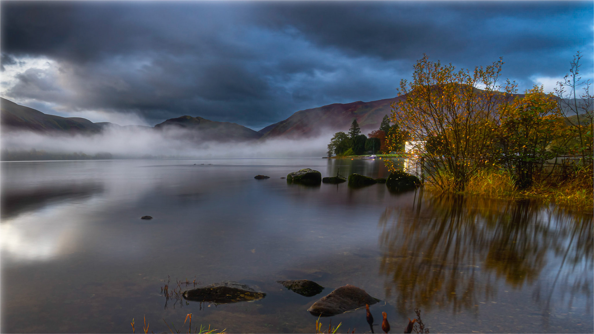 Misty morning over Ullswater