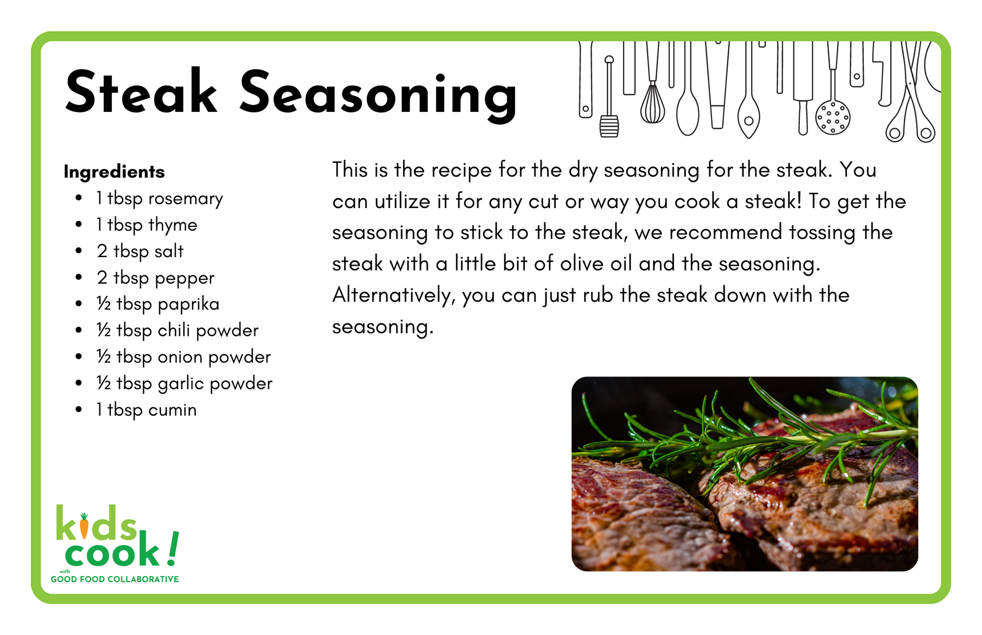 Steak Seasoning