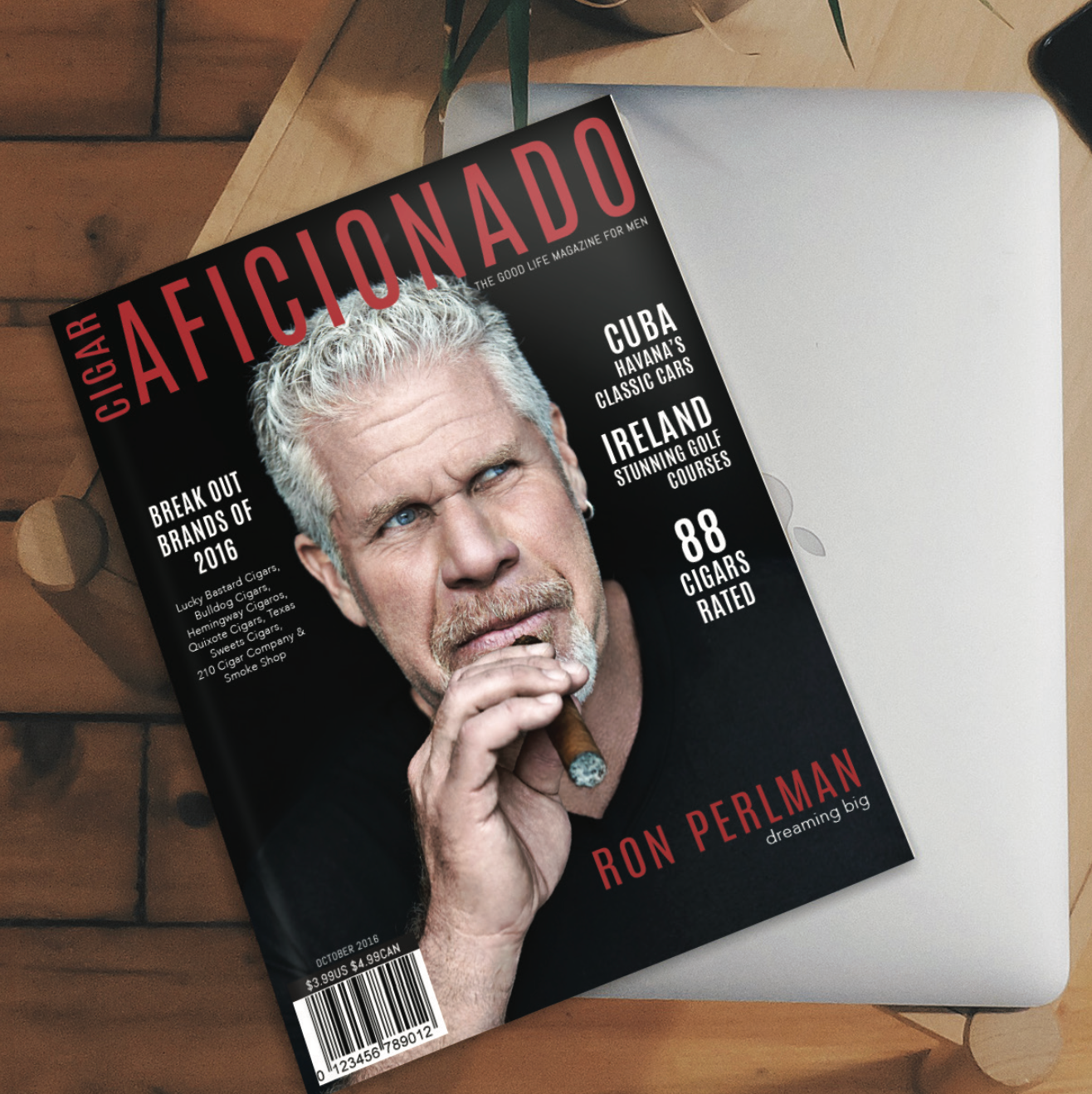 Cigar Aficionado Mockup