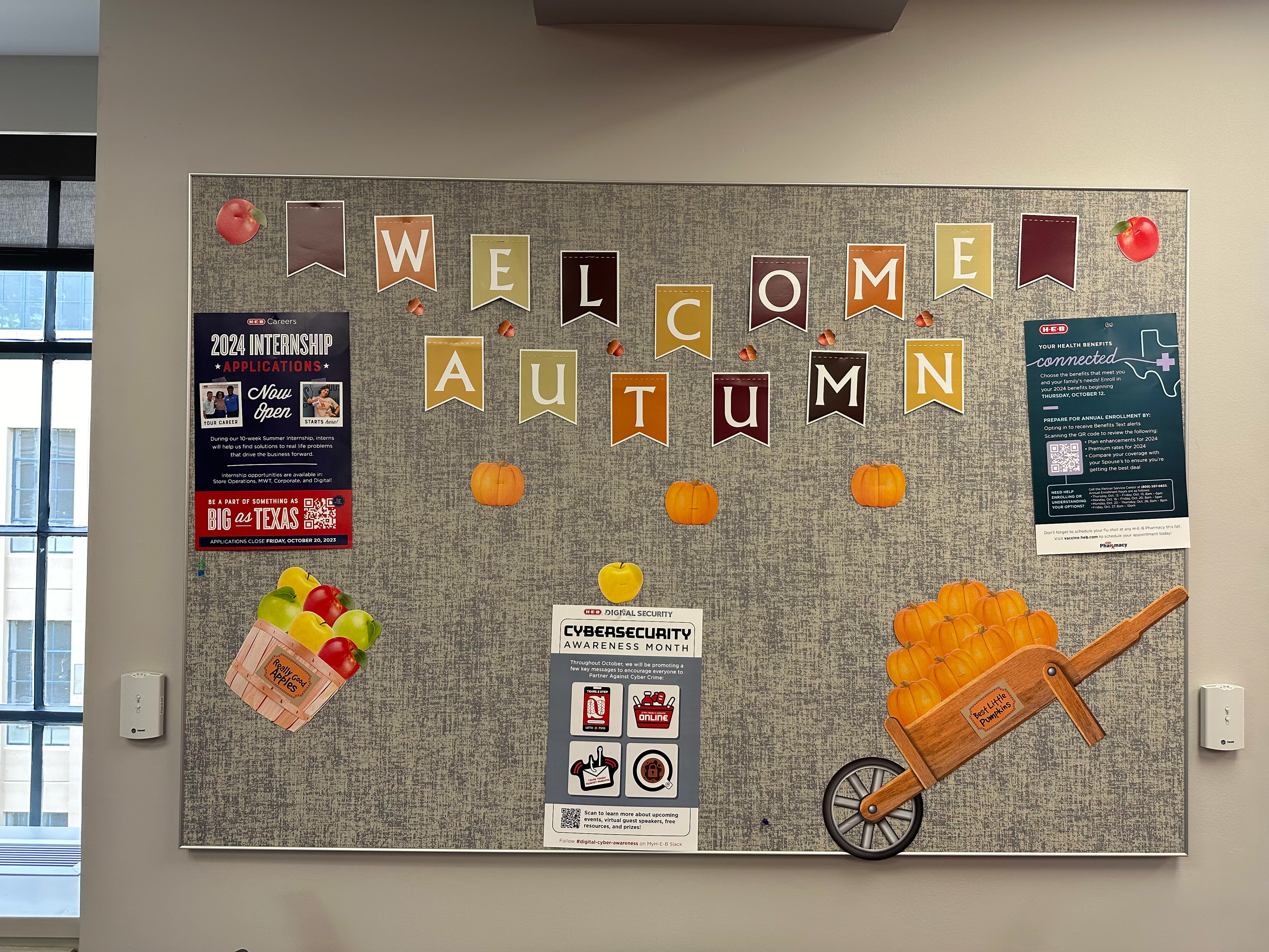 2024 Internship Poster in the Break Room