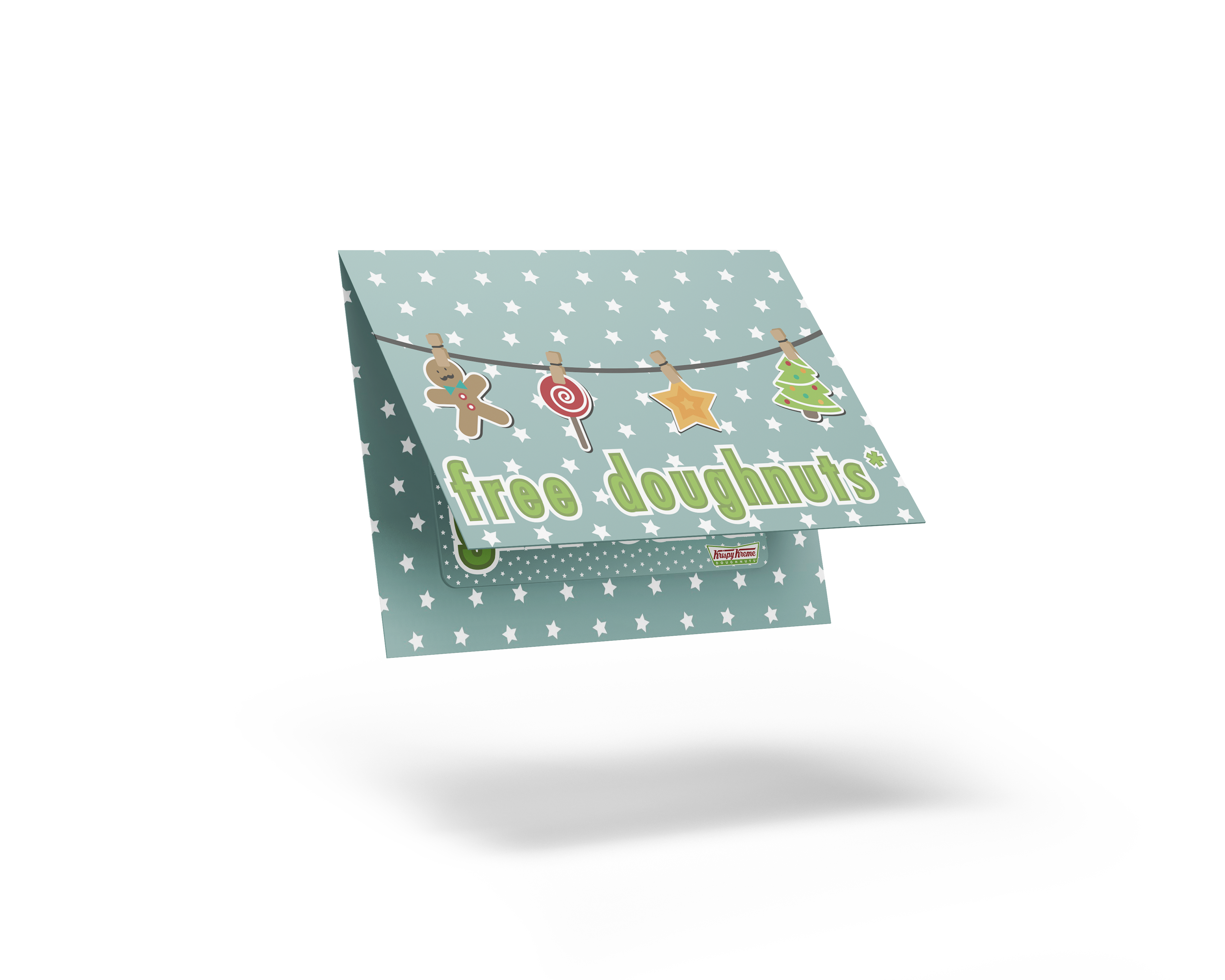 gift card mockup outside