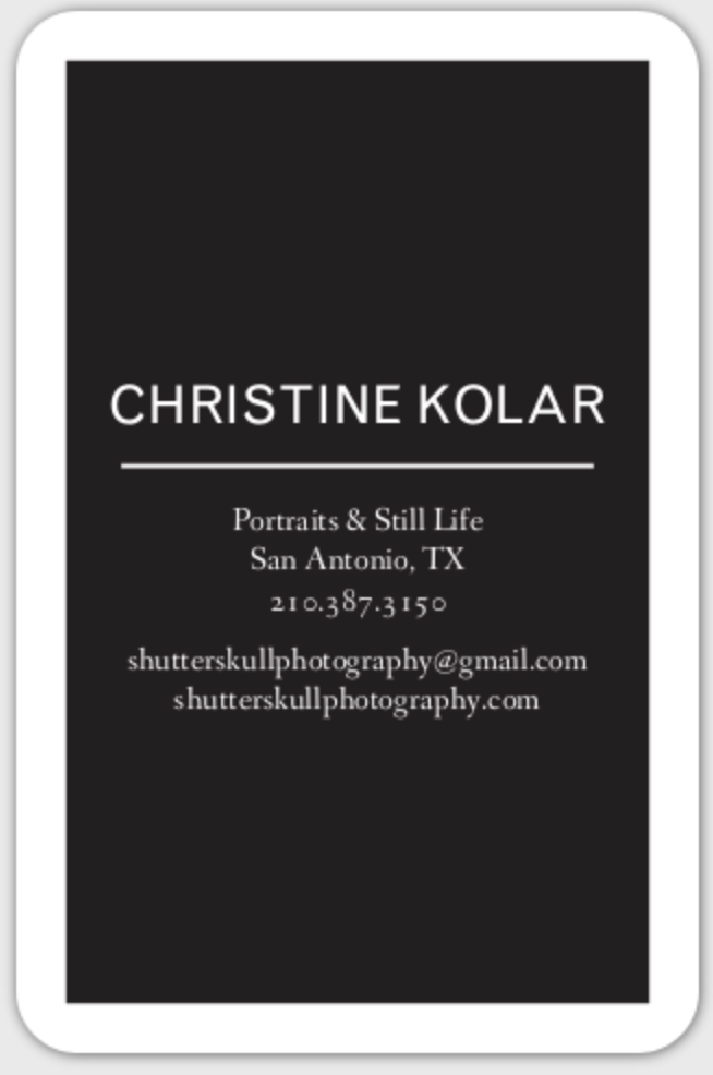 Elegant Business Card Design (Back))