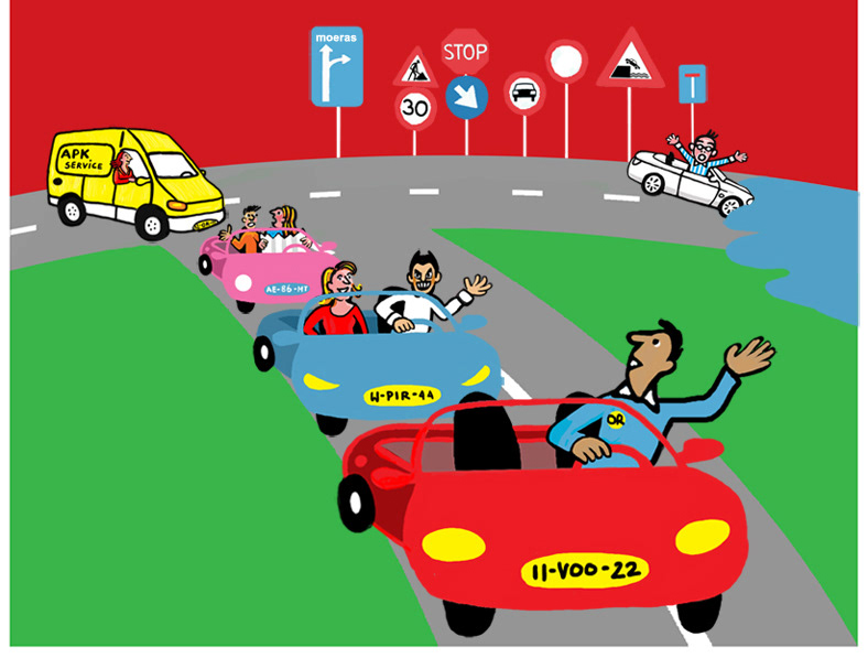 Zondagsrijder, wegpiraat en ander fileleed