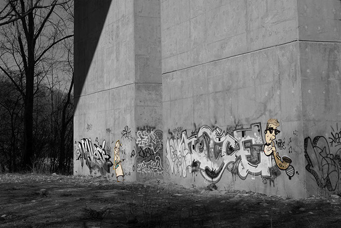 Graphitti bridge
