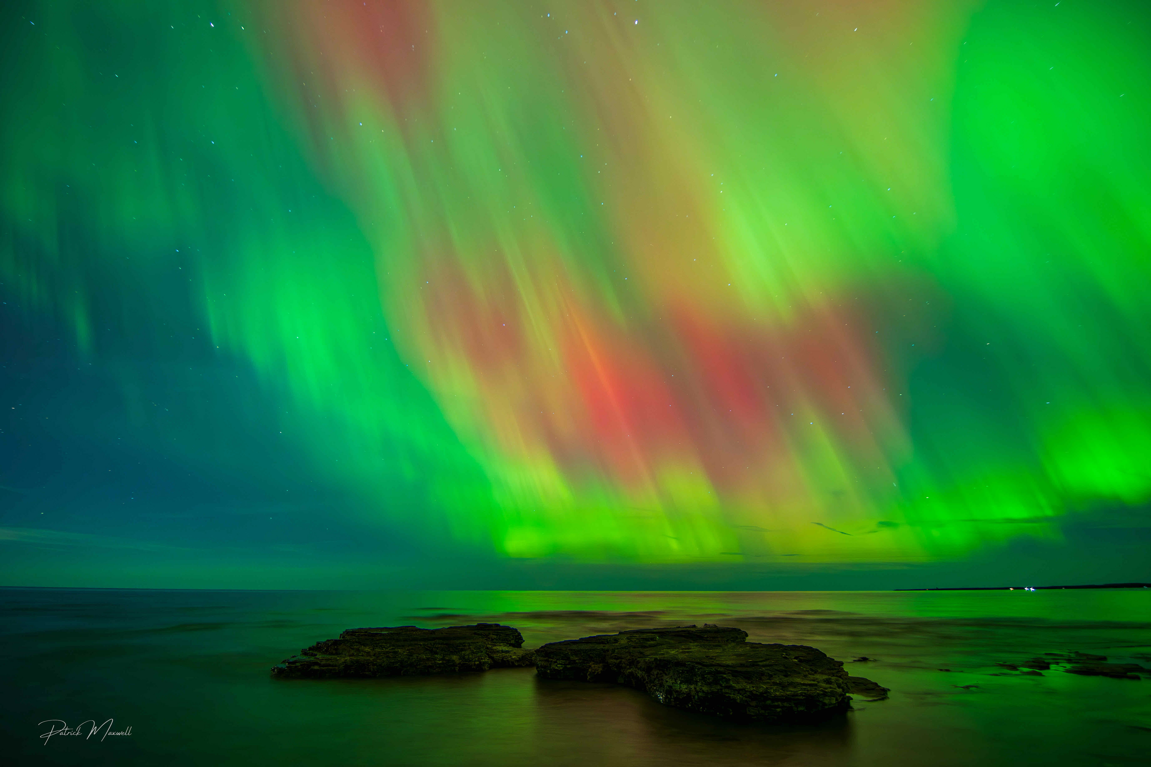Northern Lights - Lake Huron - October 10, 2024