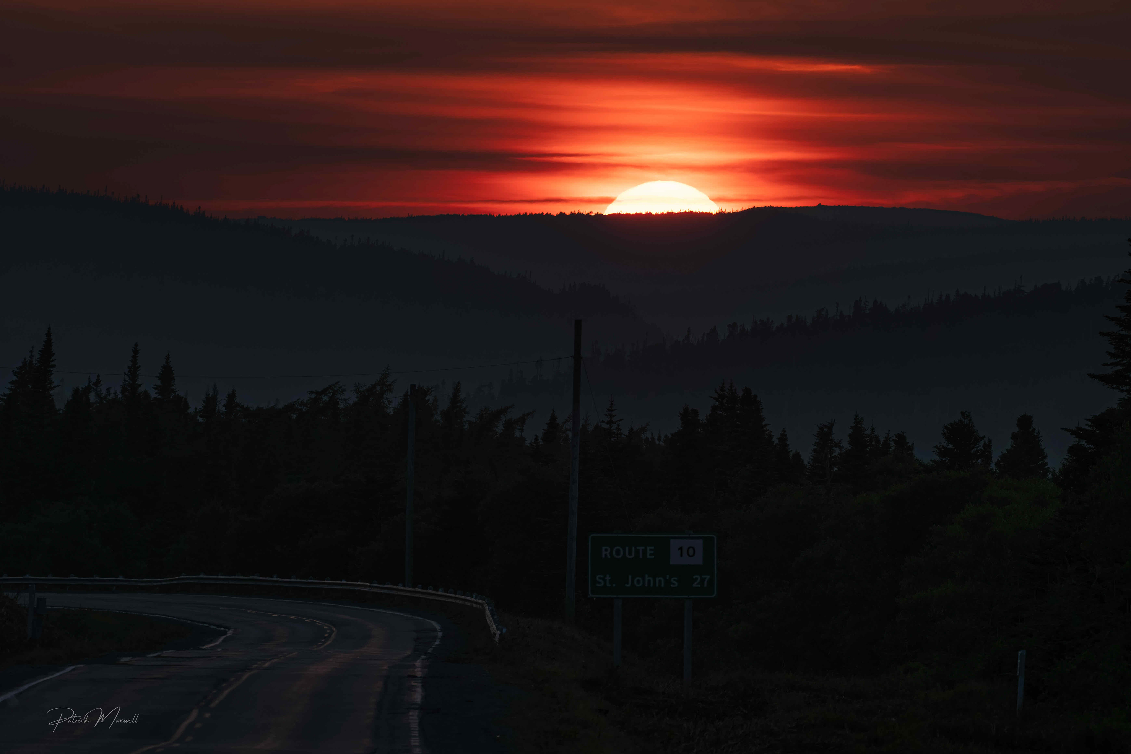 Sunset - La Manche, Newfoundland