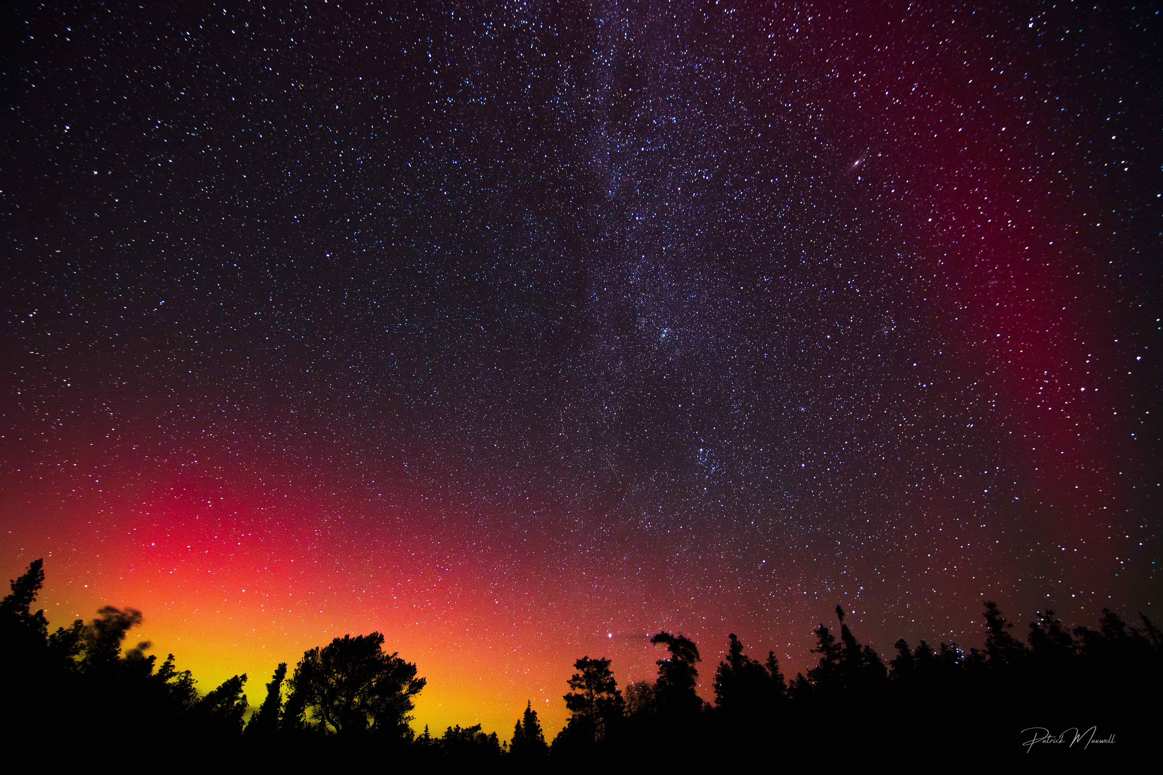 Northern Lights - SAR Arc - Milky Way - October 6, 2024