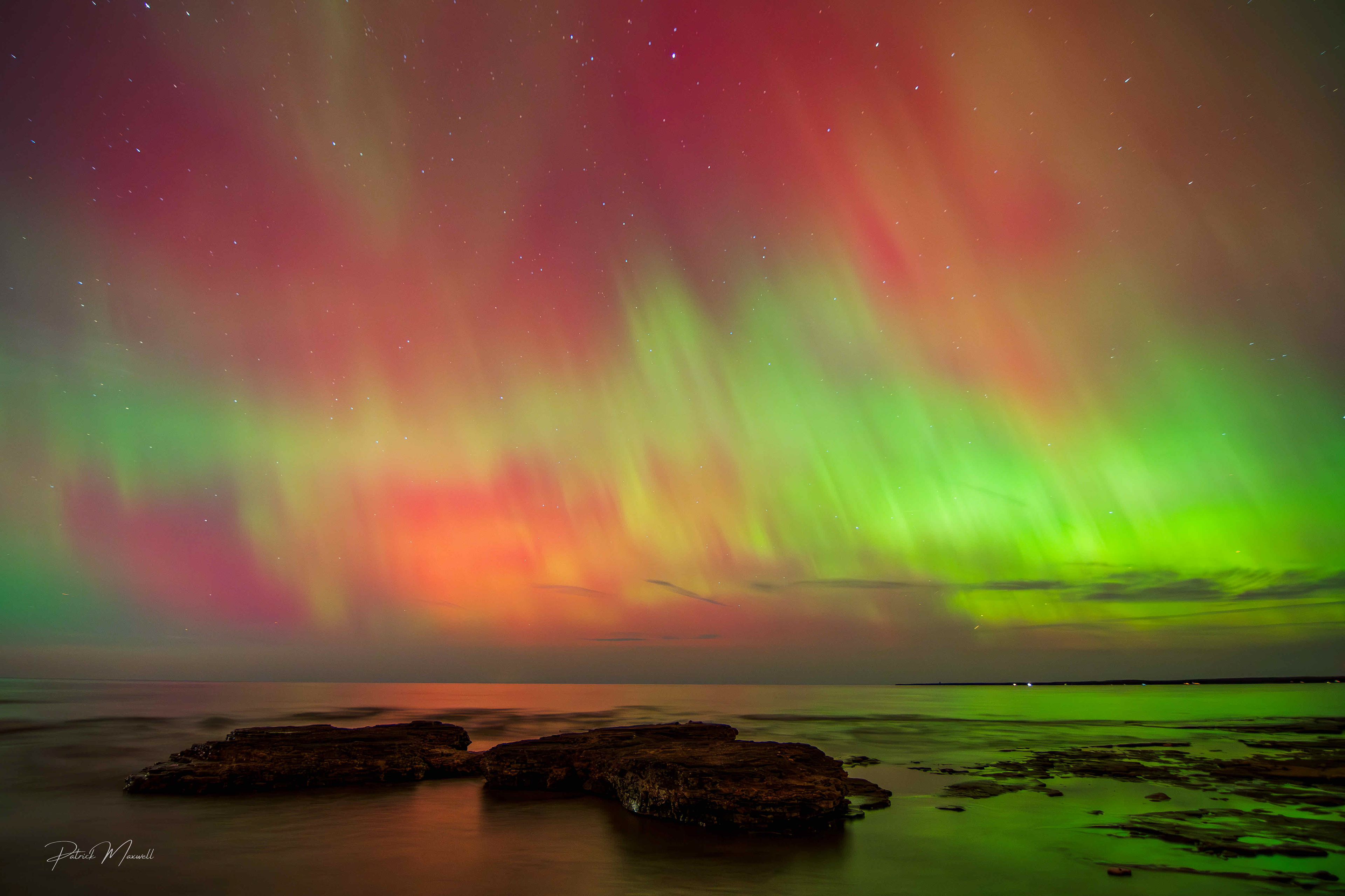 Northern Lights - Lake Huron - October 10, 2024