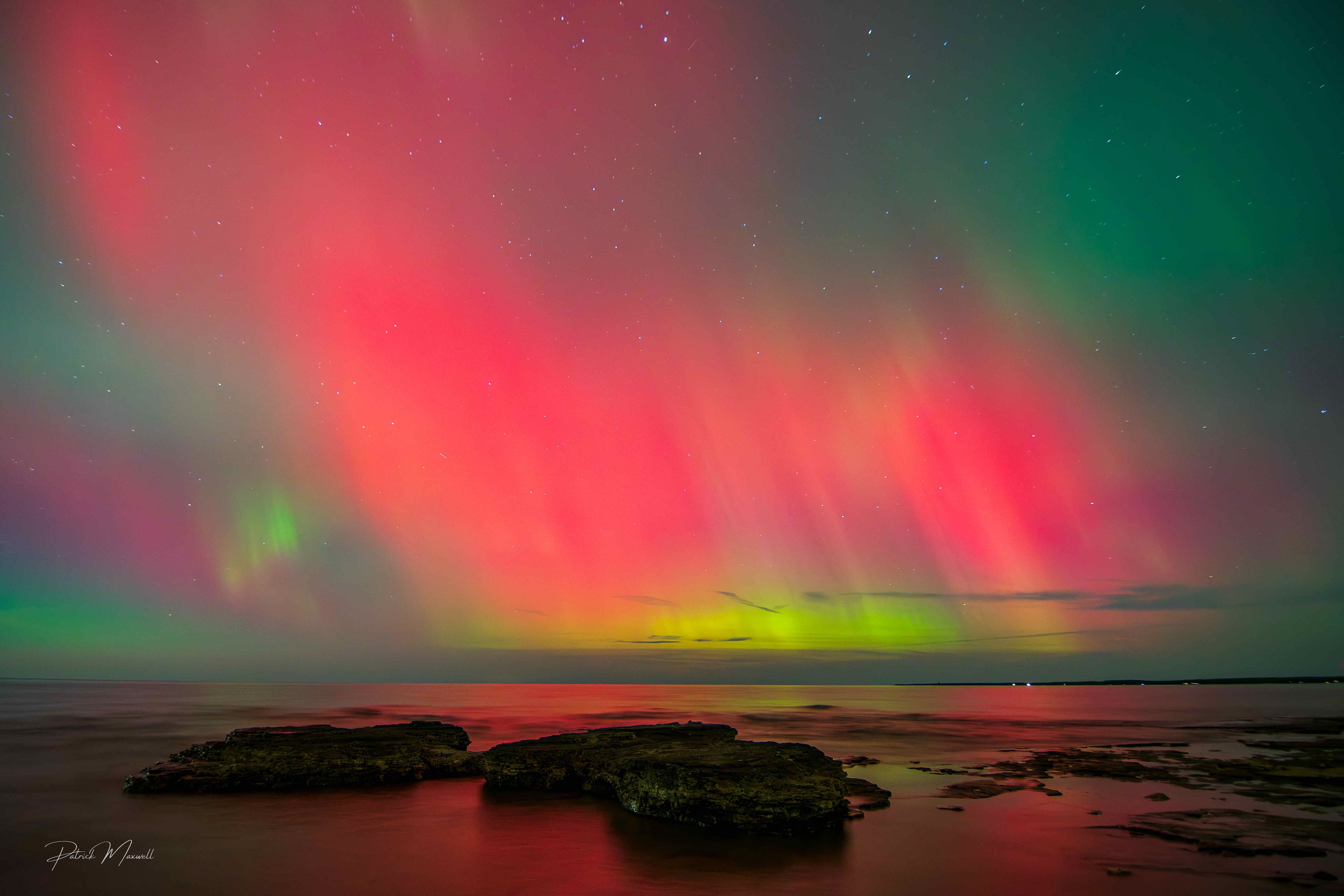 Northern Lights - Lake Huron - October 10, 2024