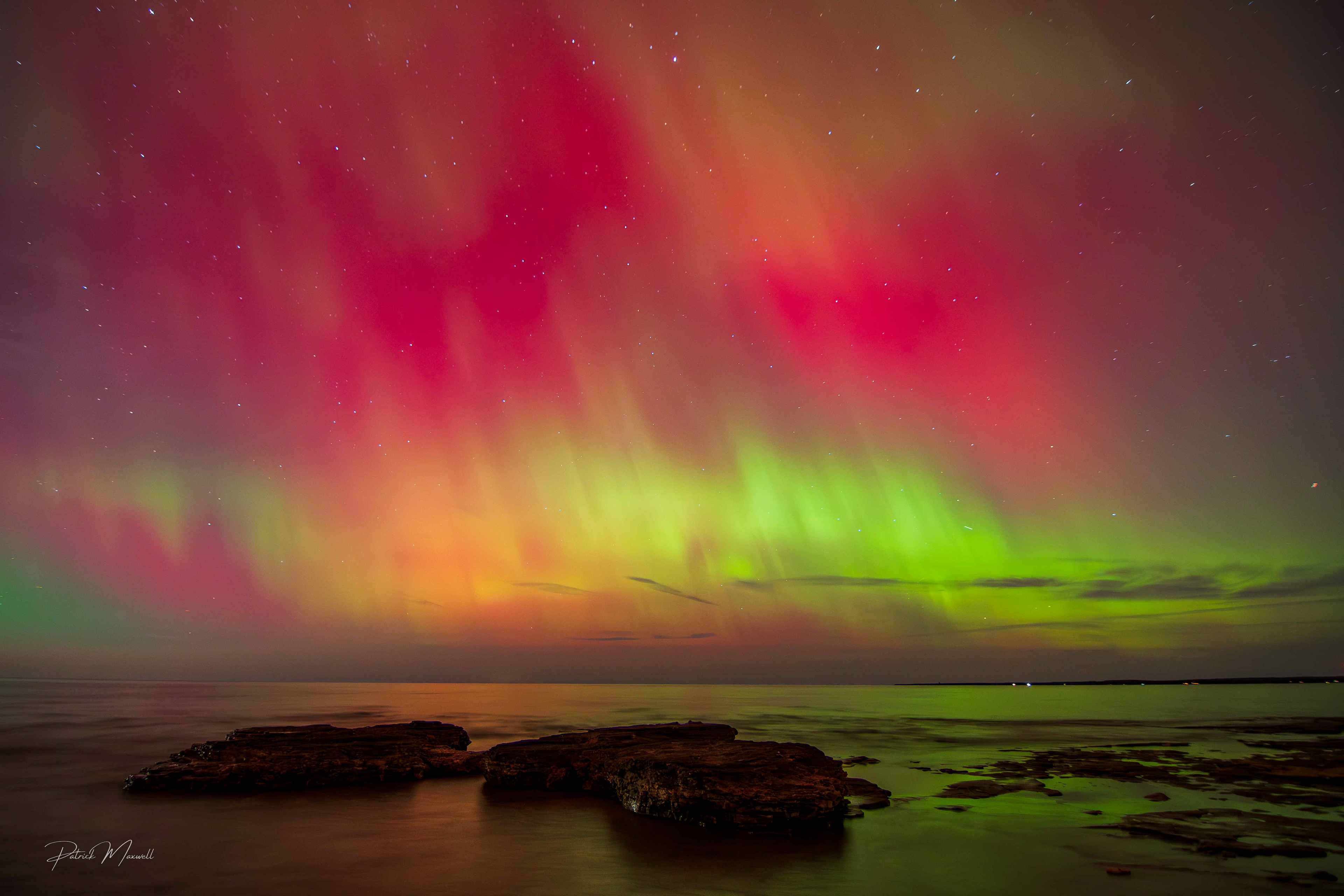Northern Lights - Lake Huron - October 10, 2024