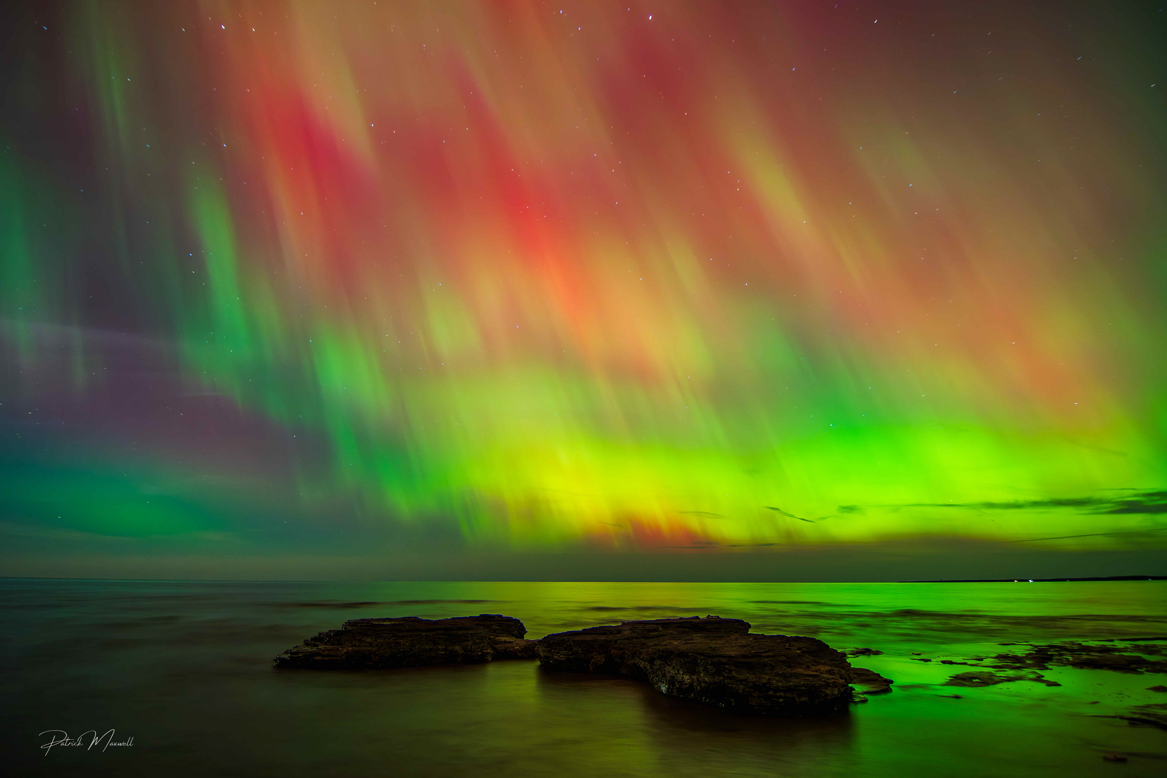 Northern Lights - Lake Huron - October 10, 2024