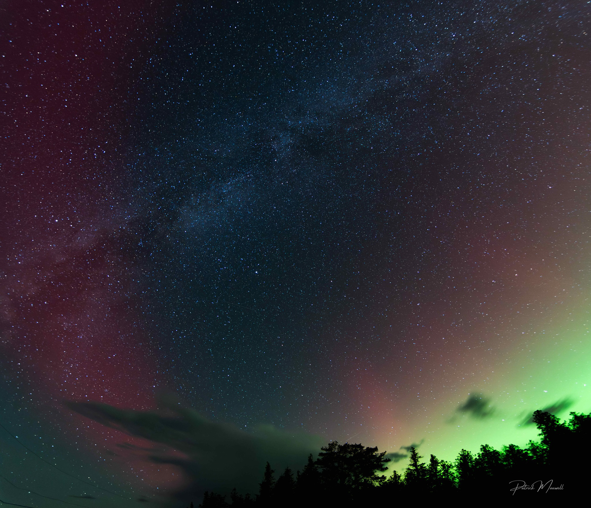 Northern Lights - SAR Arc - Milky Way - October 7, 2024