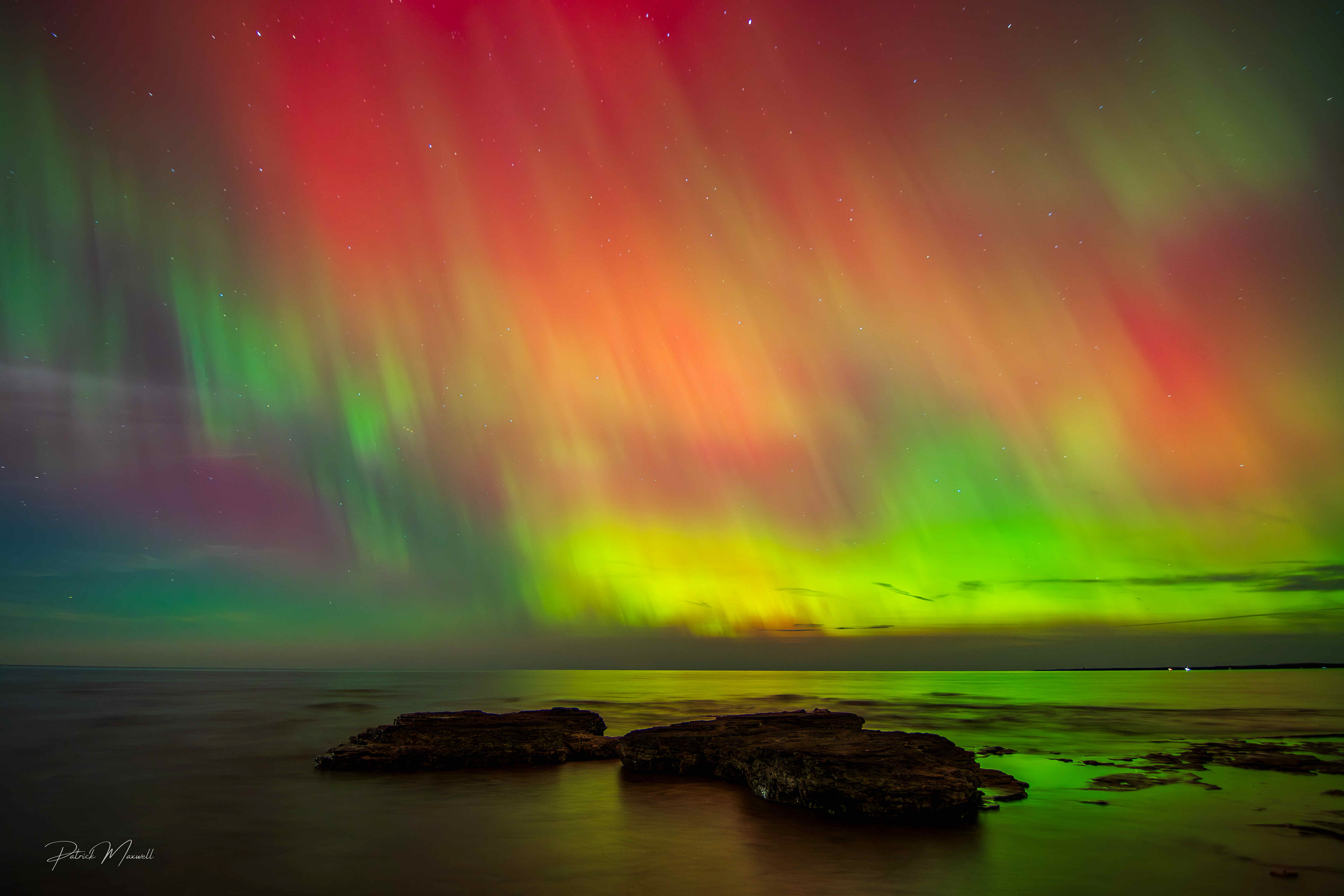 Northern Lights - Lake Huron - October 10, 2024