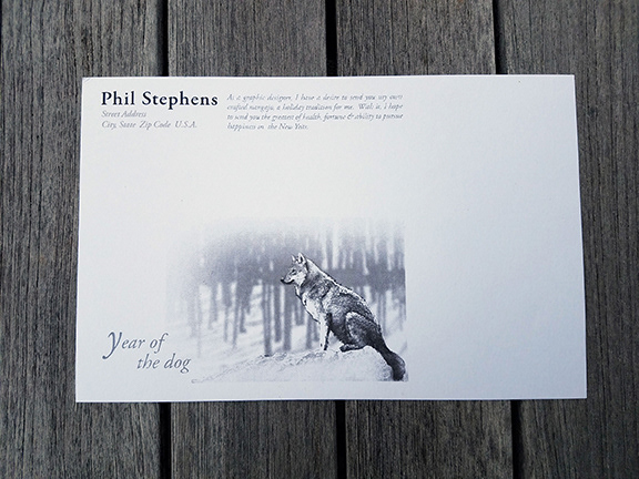 2006 - Year of the Dog (back)