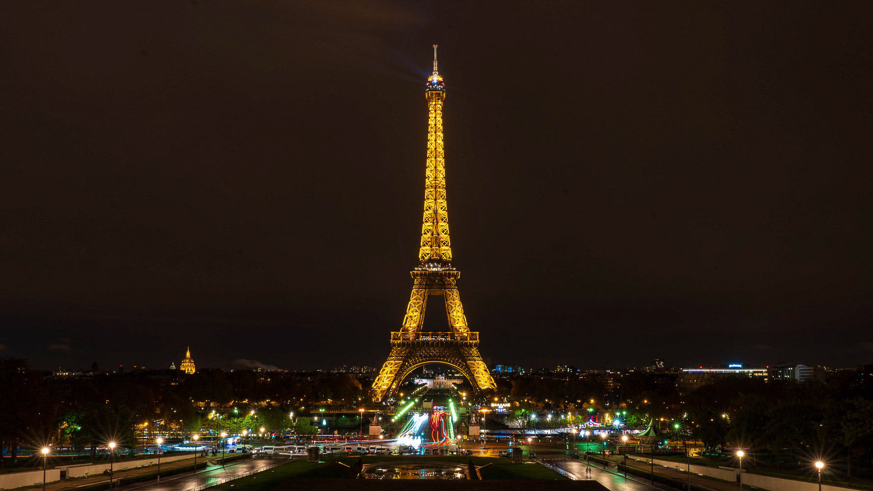Eiffel Tower from the Trocadero - Paris Vacation 