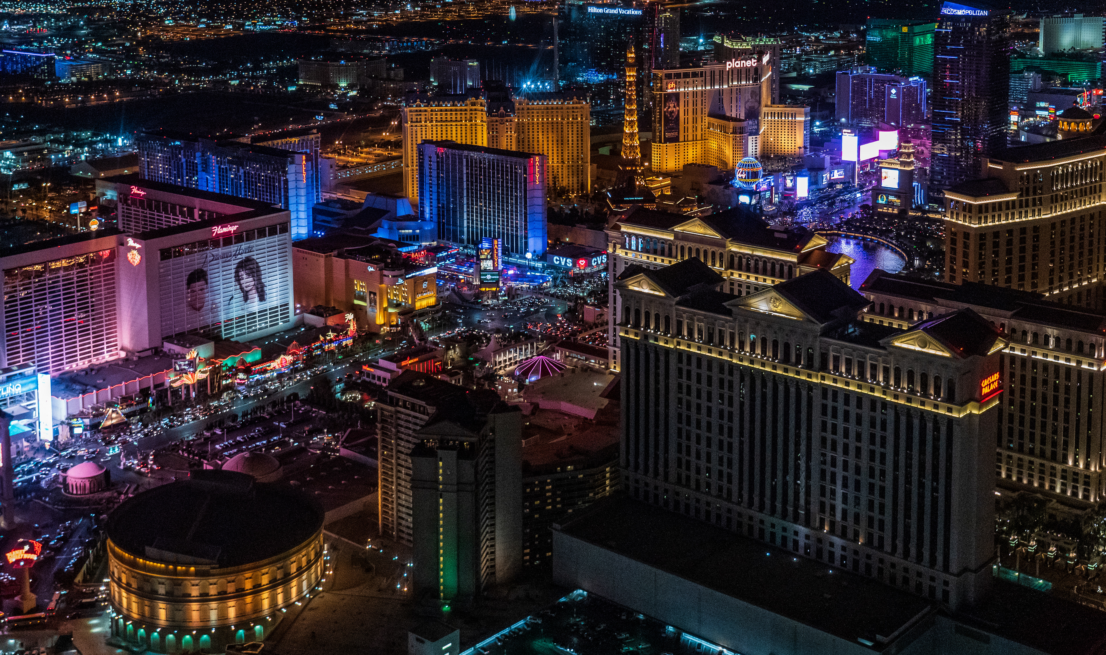 Paris Paris from above - Vegas Vacation