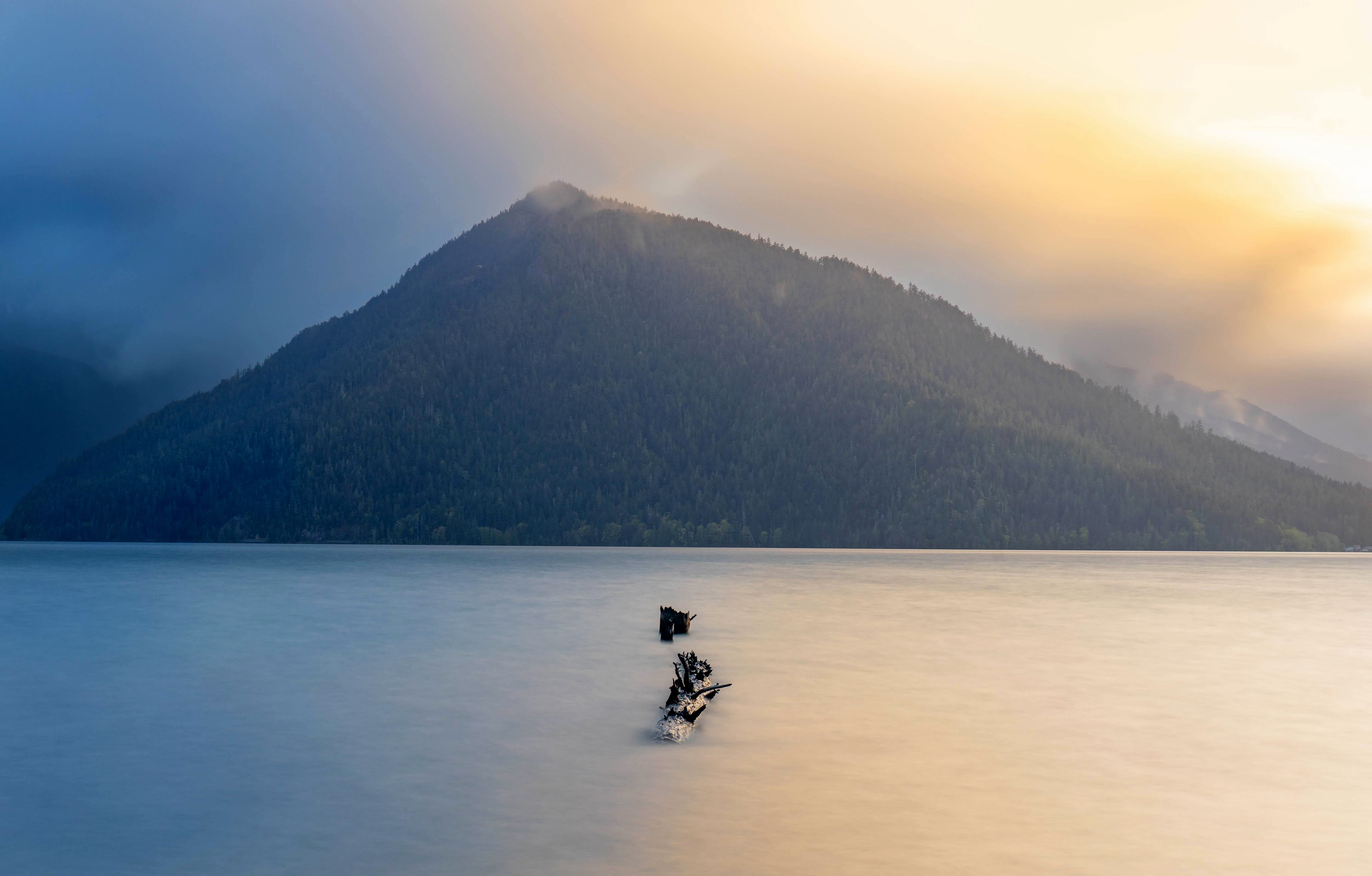 Sunset on Lake Crescent, Olympic National Park