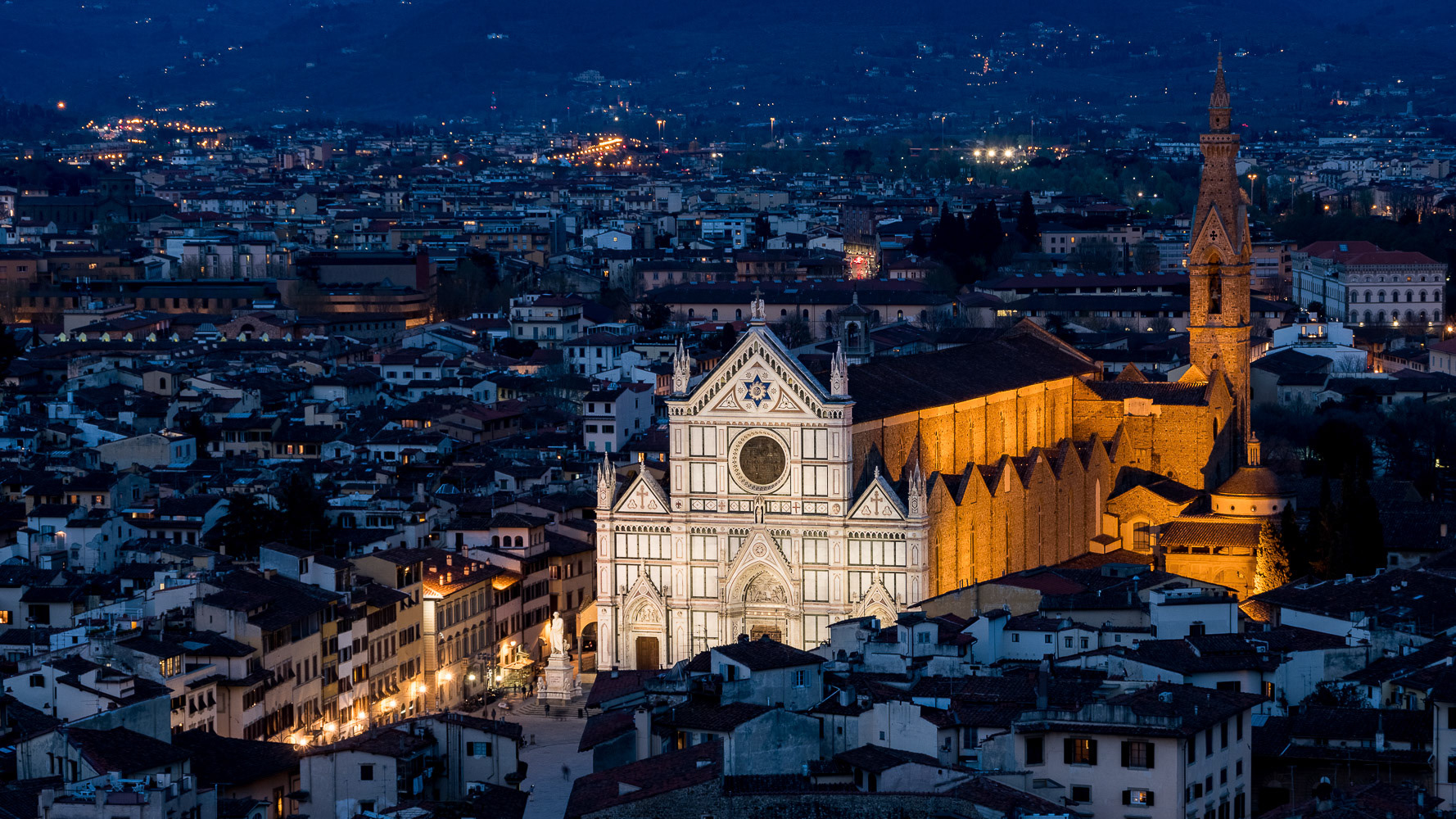 Santa Croce from above - Florence, IT Vacation