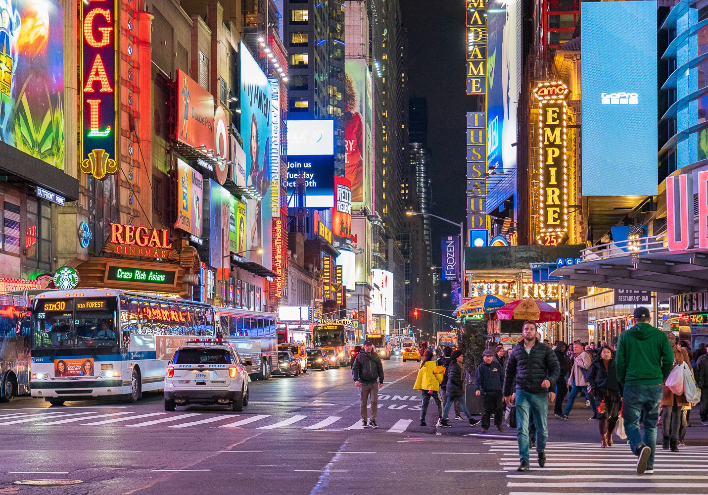 Manhattan at Night - NYC Vacation